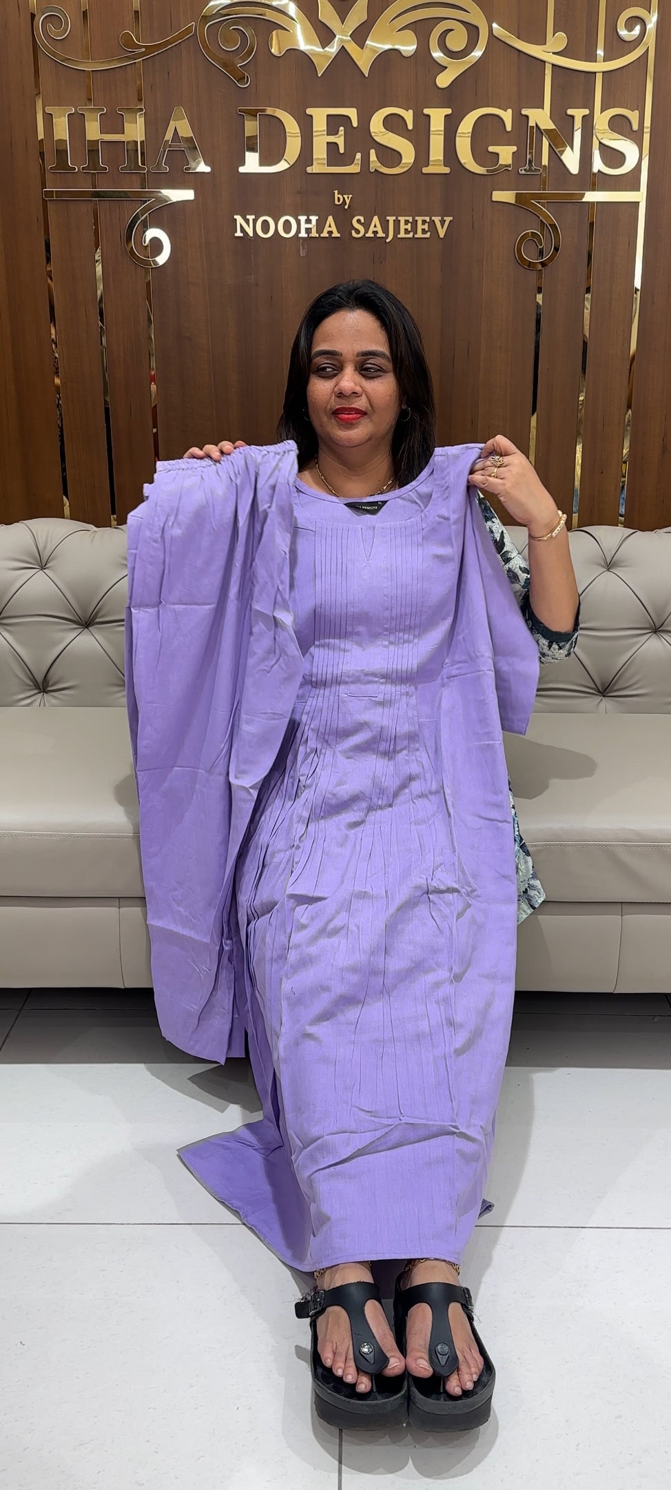 IHA'S IN-HOUSE COTTON TOP AND BOTTOM - IHA 23345