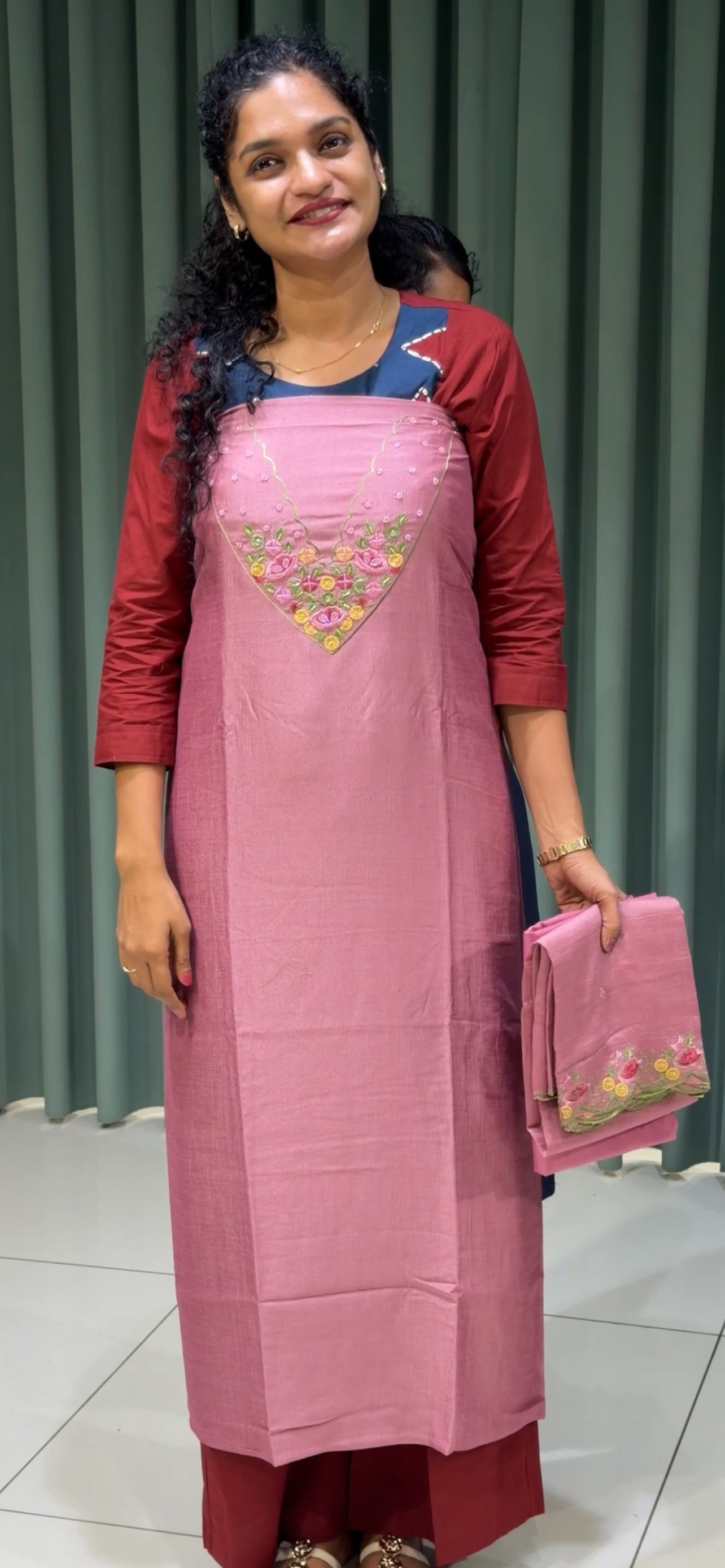 SEMI RAW SILK UNSTITCHED SALWAR SUITS - IHA 33295