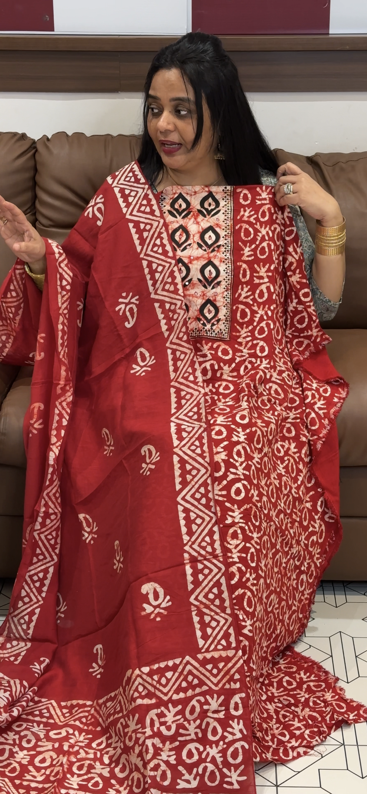 OFFER SALES UNSTITCHED SALWAR SUITS - IHA 34976