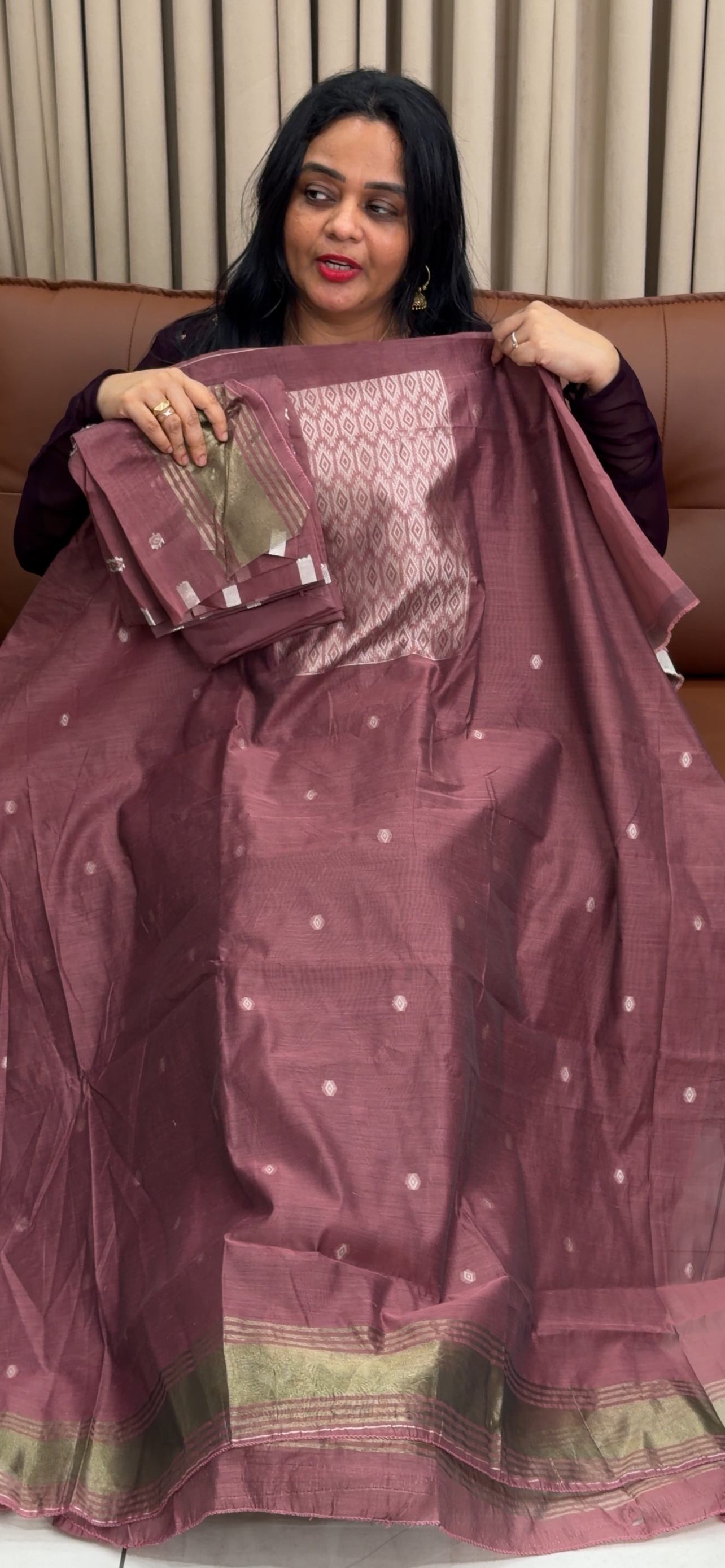 JAMDANI UNSTITCHED UNSTITCHED SALWAR SUITS - IHA 34485