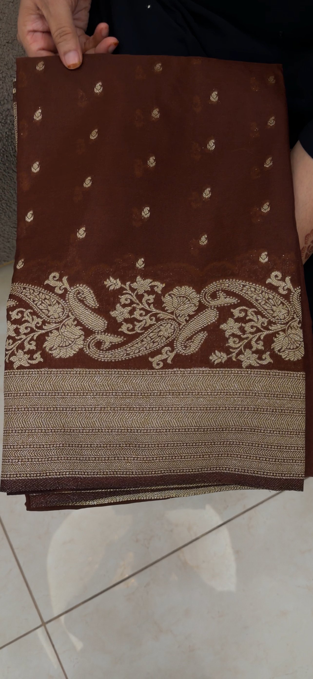 SEMI BANARASI SAREES - IHA 33039