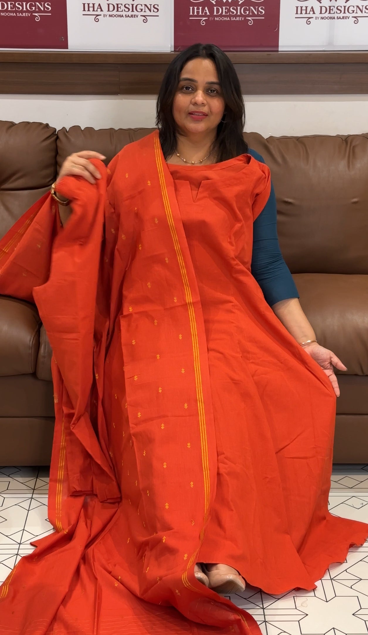 IHA'S IN-HOUSE TOP, BOTTOM AND DUPATTA - IHA 27192