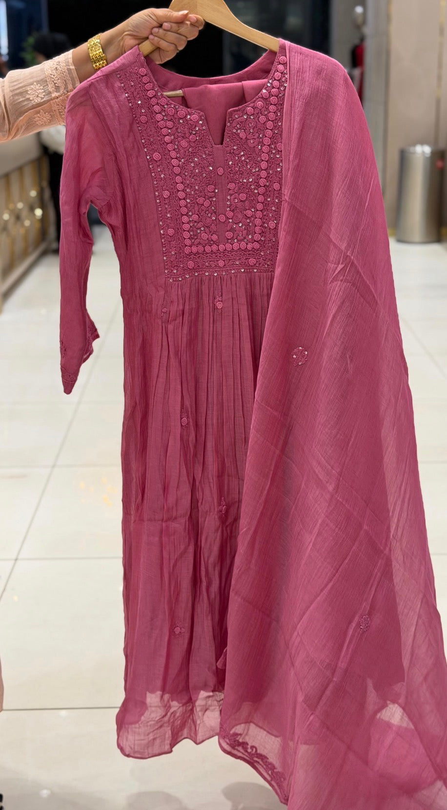 PARTY WEAR TOP,BOTTOM AND DUPATTA - IHA 35423