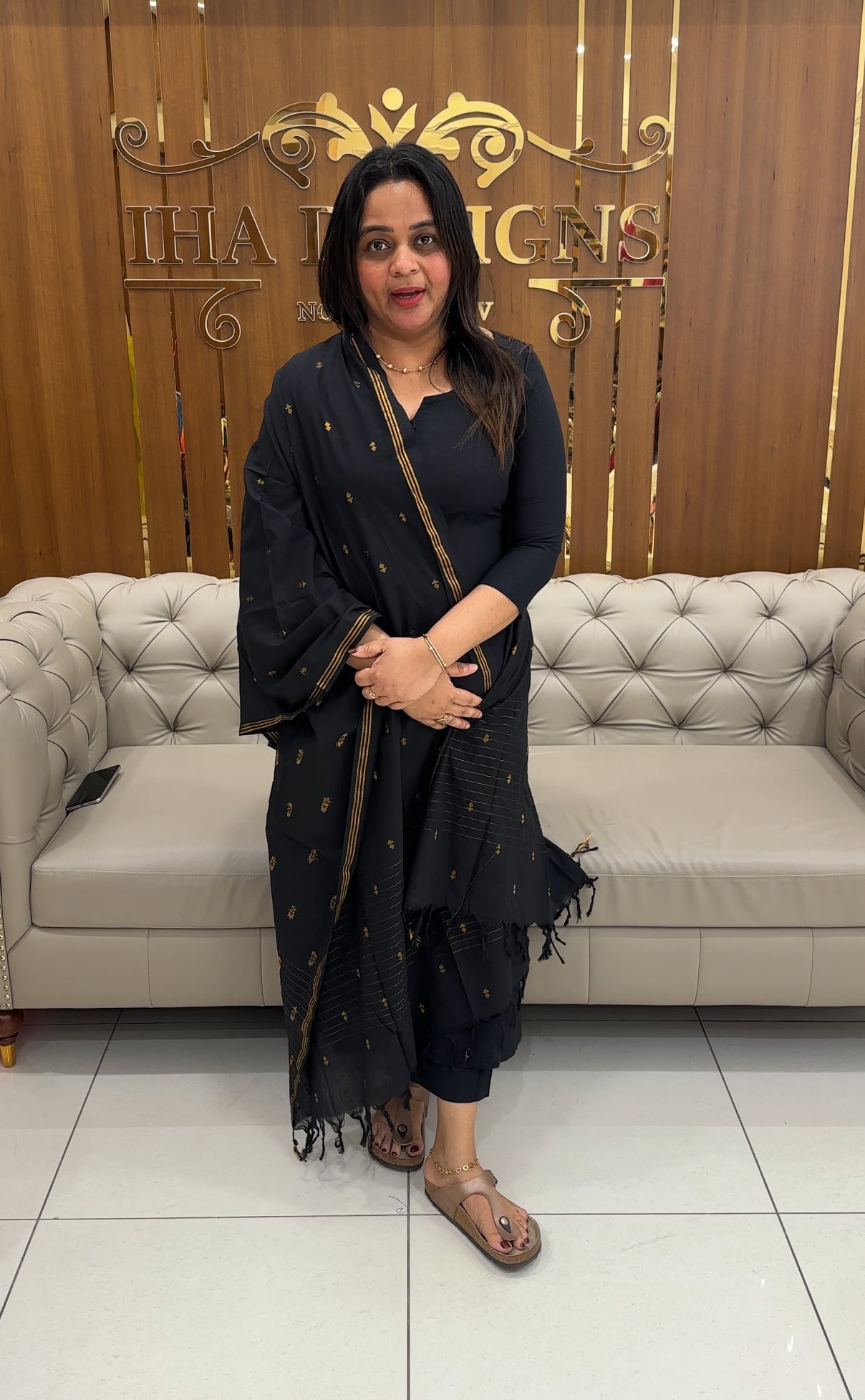 IHA'S IN-HOUSE TOP, BOTTOM AND DUPATTA - IHA 27083