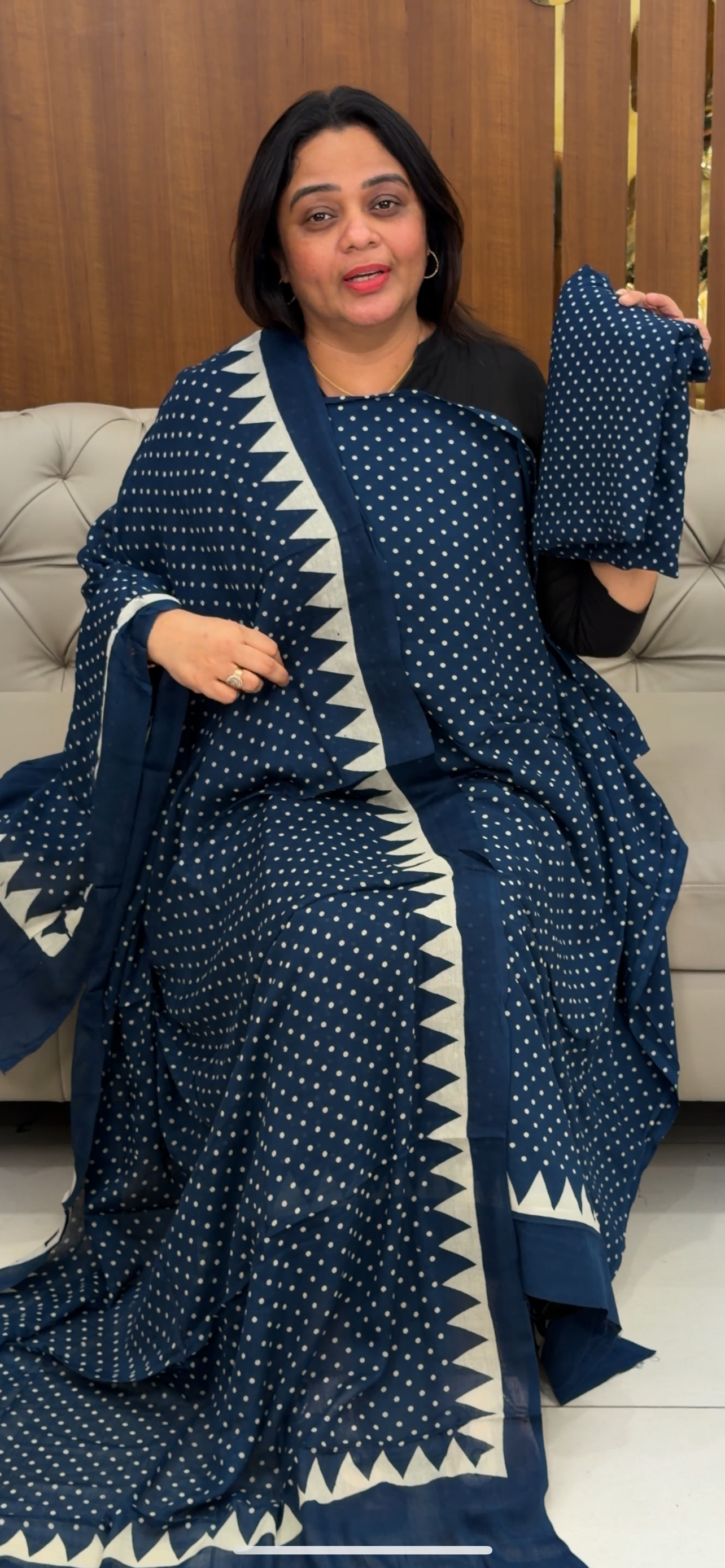 COTTON UNSTITCHED SALWAR SUITS - IHA 29179