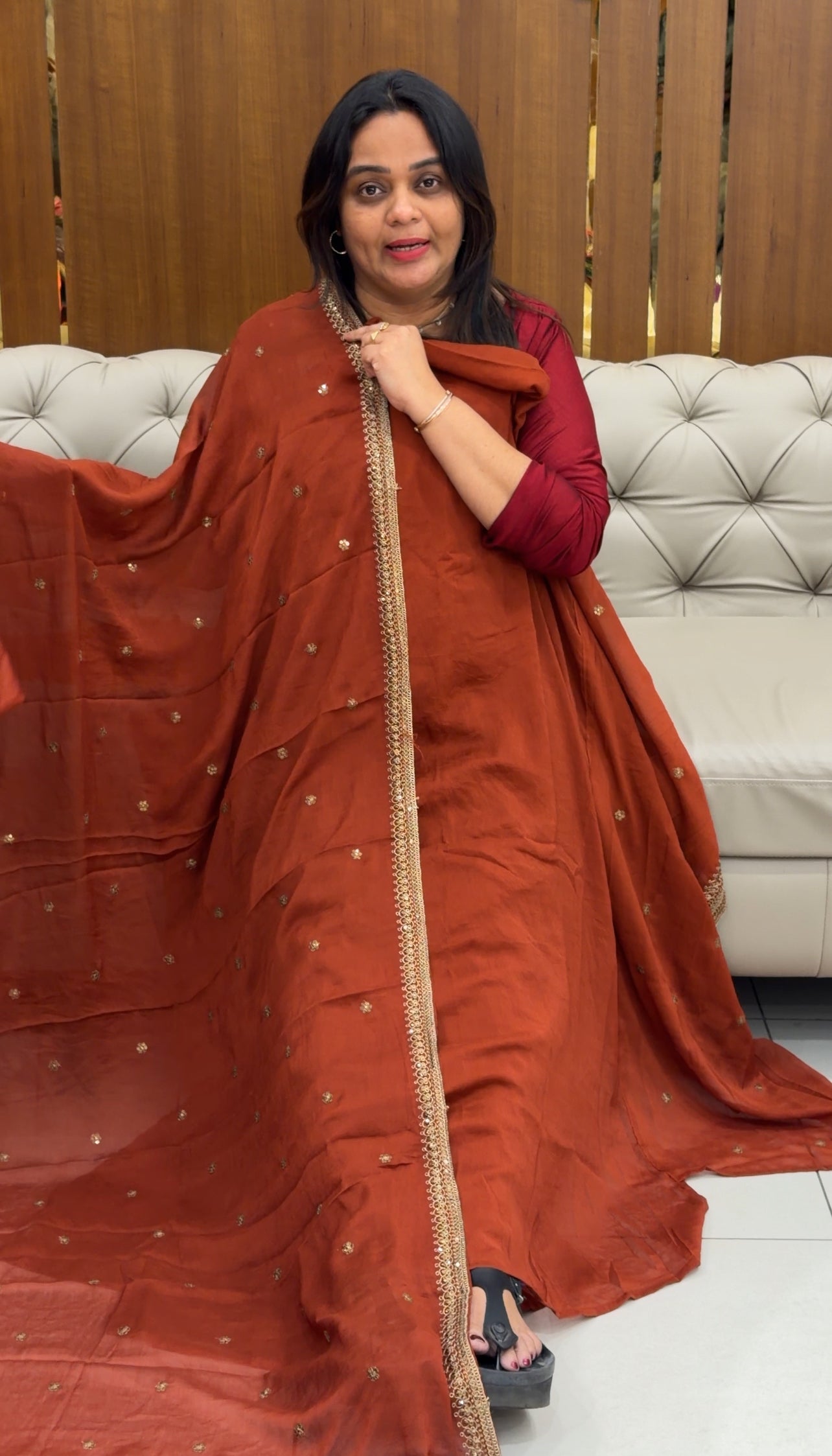 SEMI RAW SILK UNSTITCHED SALWAR SUITS - IHA 28705