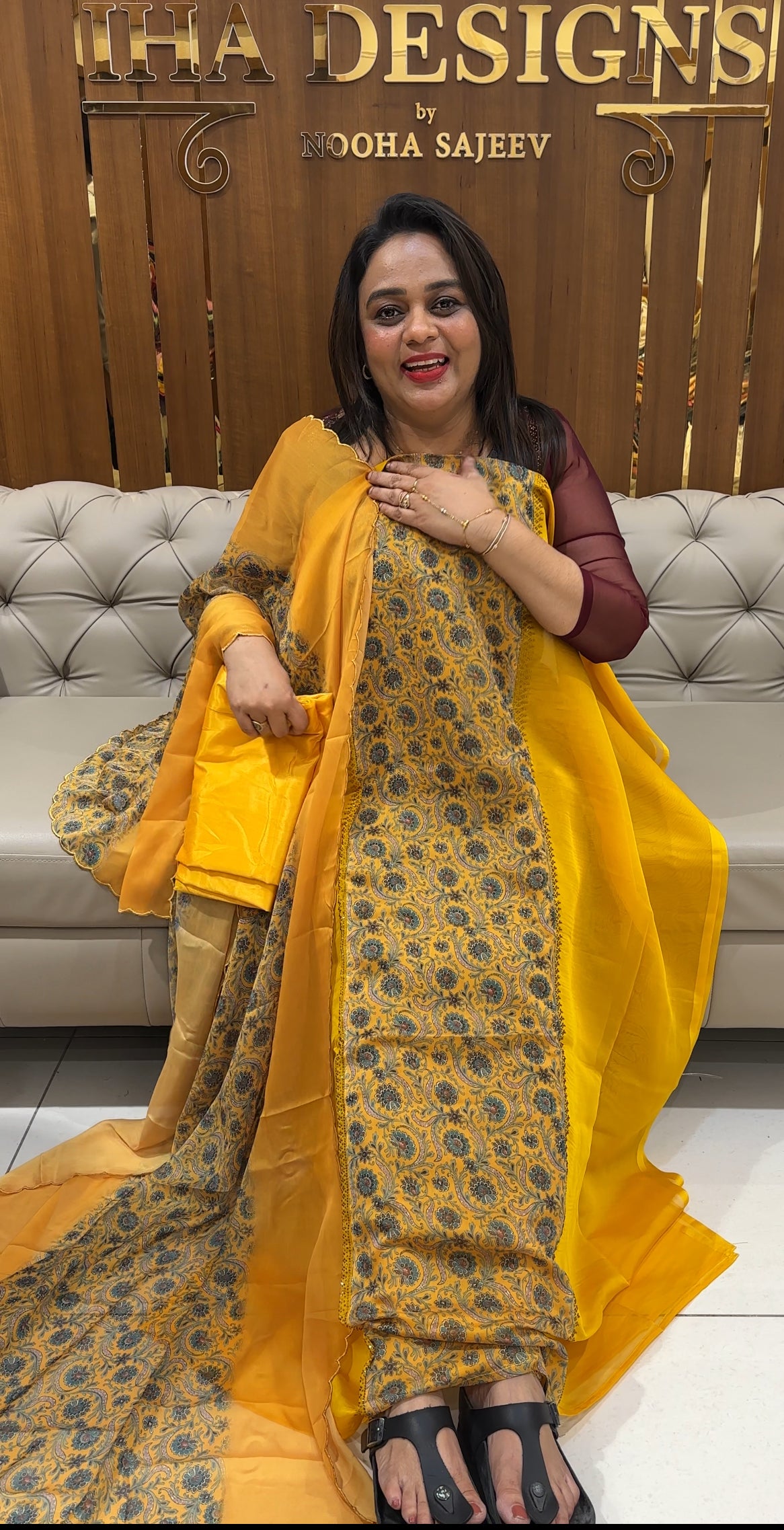 FORWARD ORGANZA UNSTITCHED SALWAR SUITS - IHA 24995