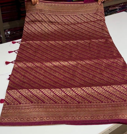 SEMI KATAN SAREES - IHA 15249