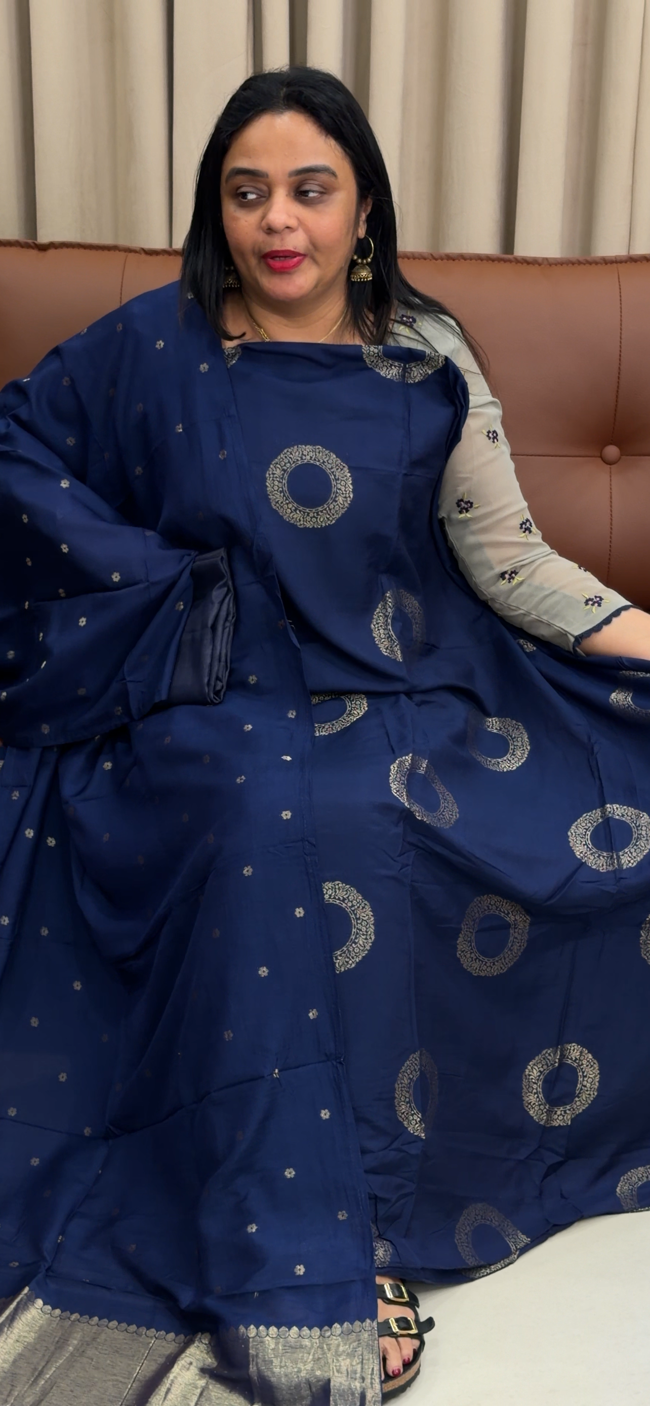 BANARASI UNSTITCHED SALWAR SUITS - IHA 33995