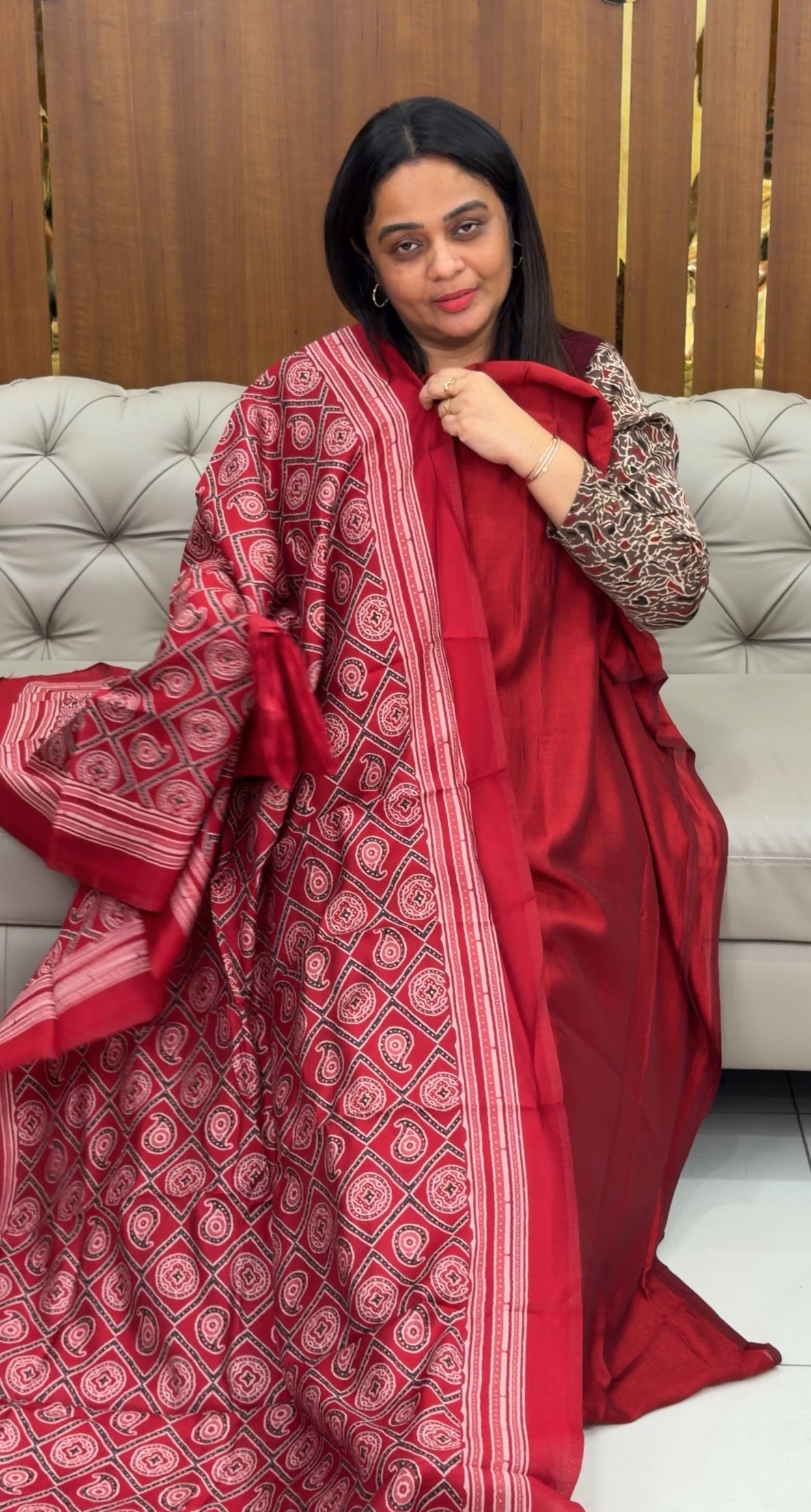 SEMI RAW SILK UNSTITCHED SALWAR SUITS - IHA 29216