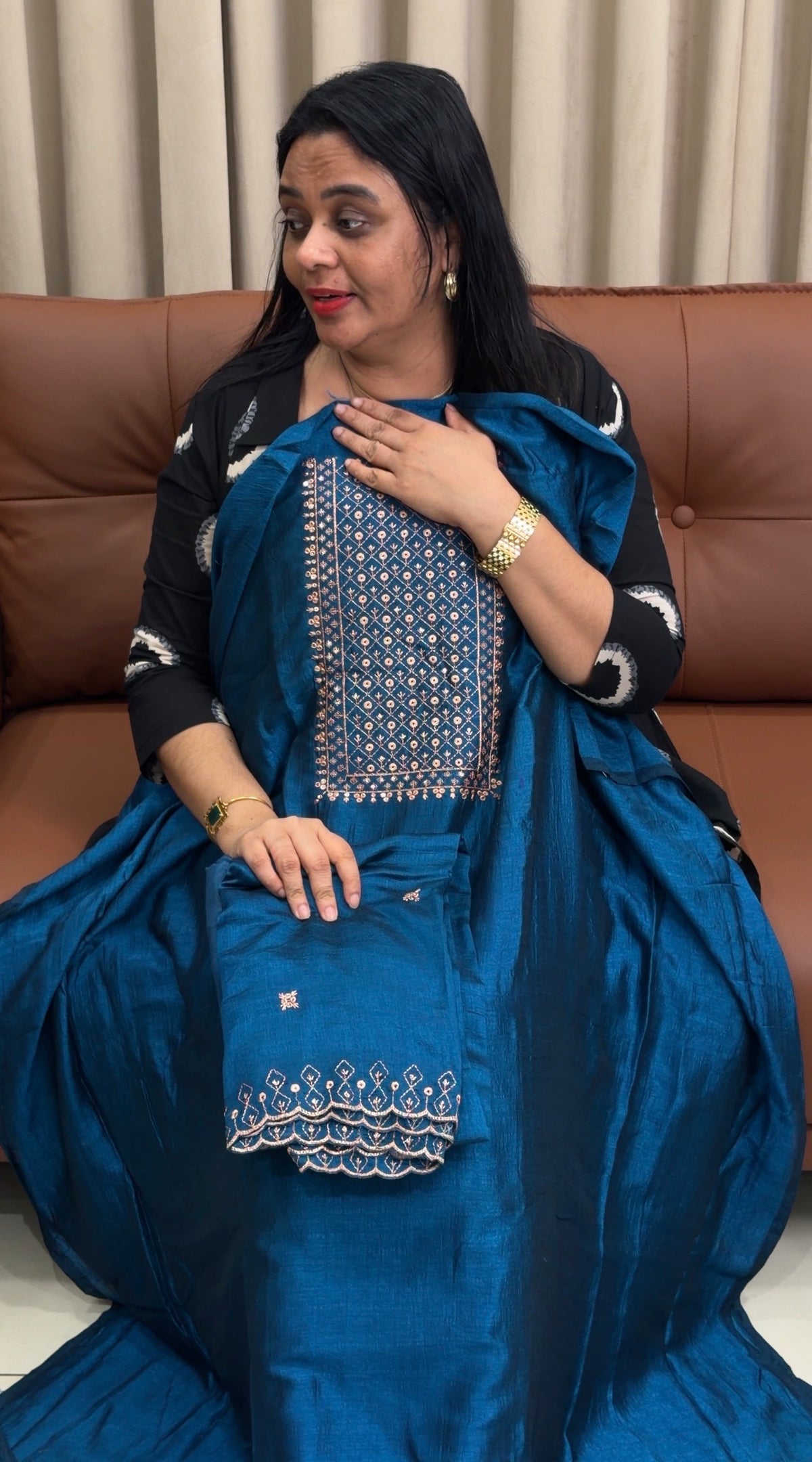 OFFER SALES UNSTITCHED SALWAR SUITS - IHA 35390
