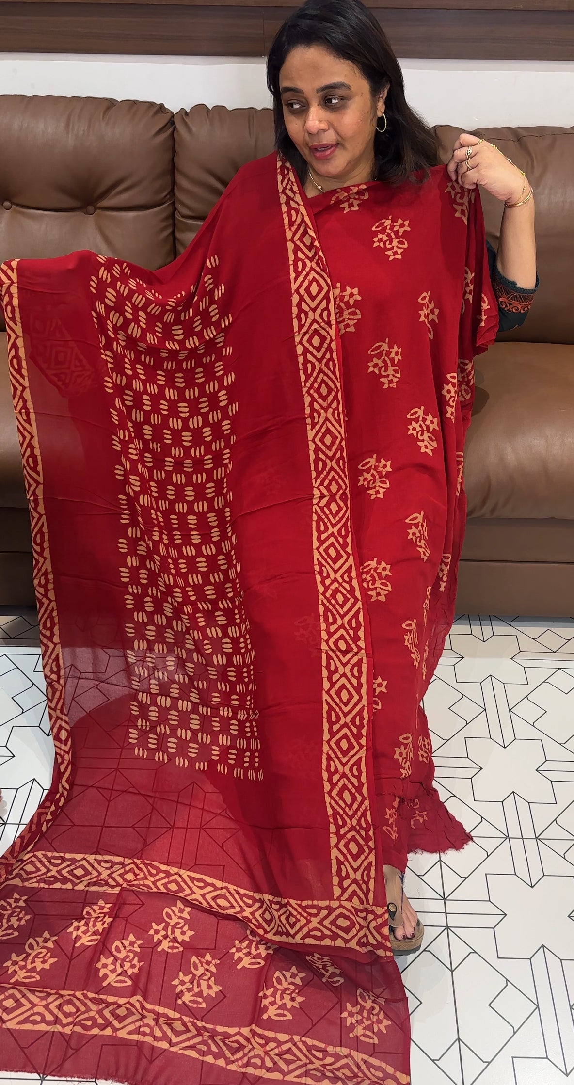 BATIK PRINTED UNSTITCHED SALWAR SUITS - IHA 26226