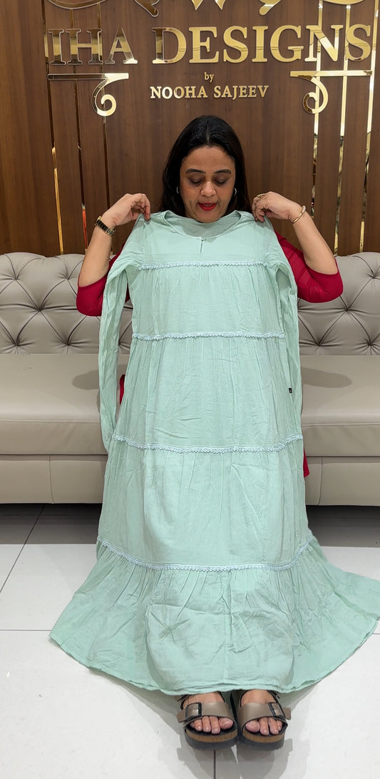 MULMUL COTTON TUNIC TOPS - IHA 23232