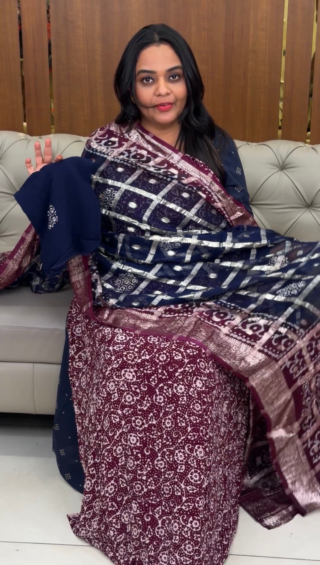BATIK PRINTED UNSTITCHED SALWAR SUITS - IHA 32601