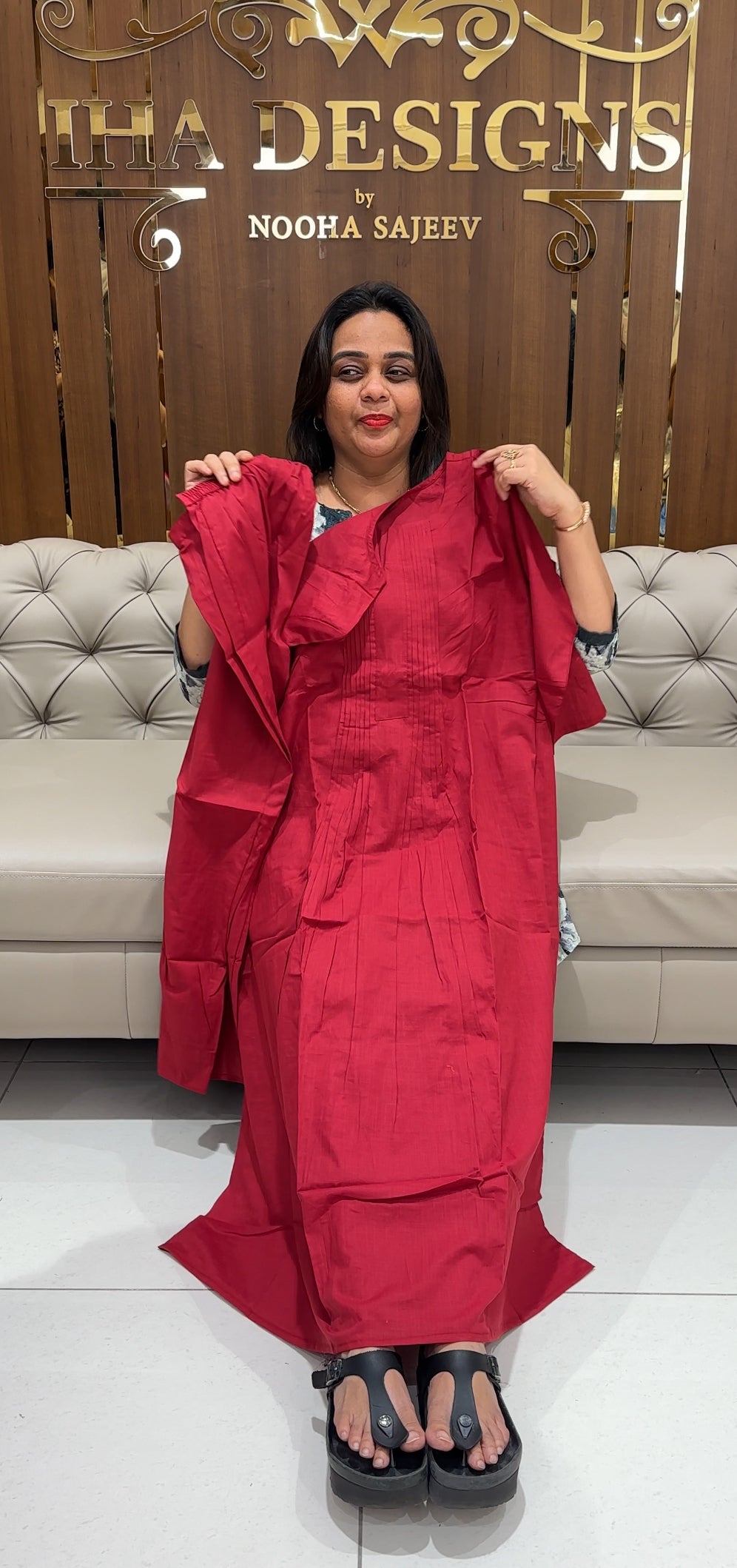 IHA'S IN-HOUSE COTTON TOP AND BOTTOM - IHA 23345