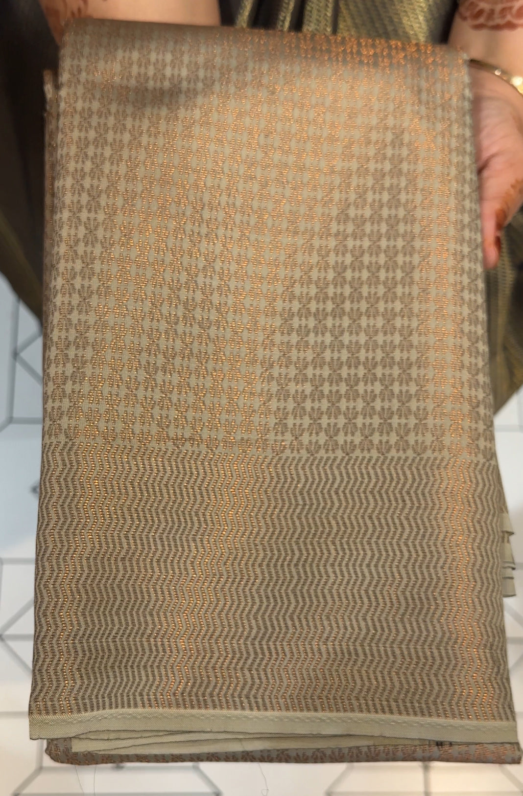 SEMI BROCADE SAREES - IHA 23730
