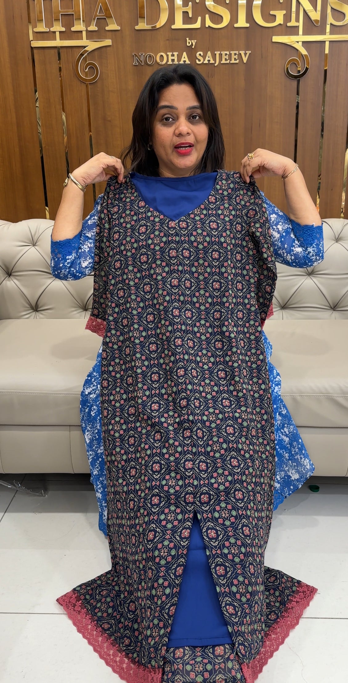 IHA'S IN-HOUSE PRINTEDALINE TOPS - IHA 25191