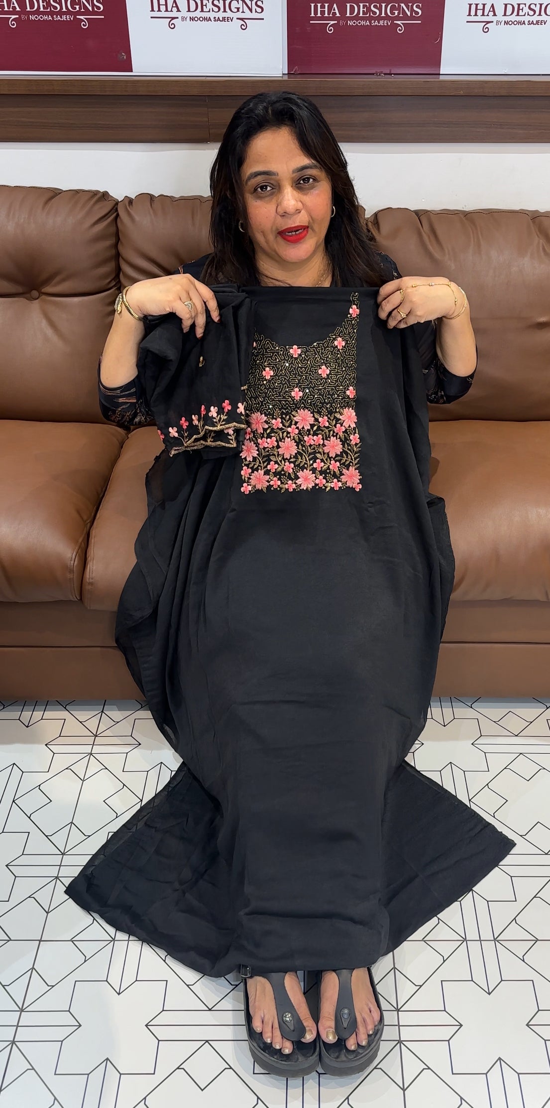 CRUSHED SILK UNSTITCHED SALWAR SUITS - IHA 24942