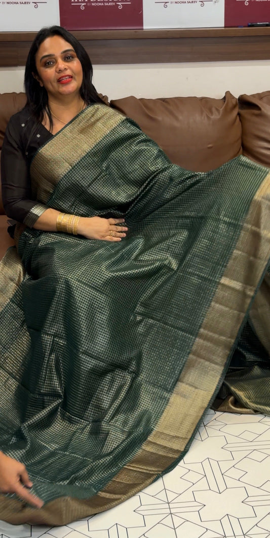 SEMI BANARASI SAREES- IHA 33266