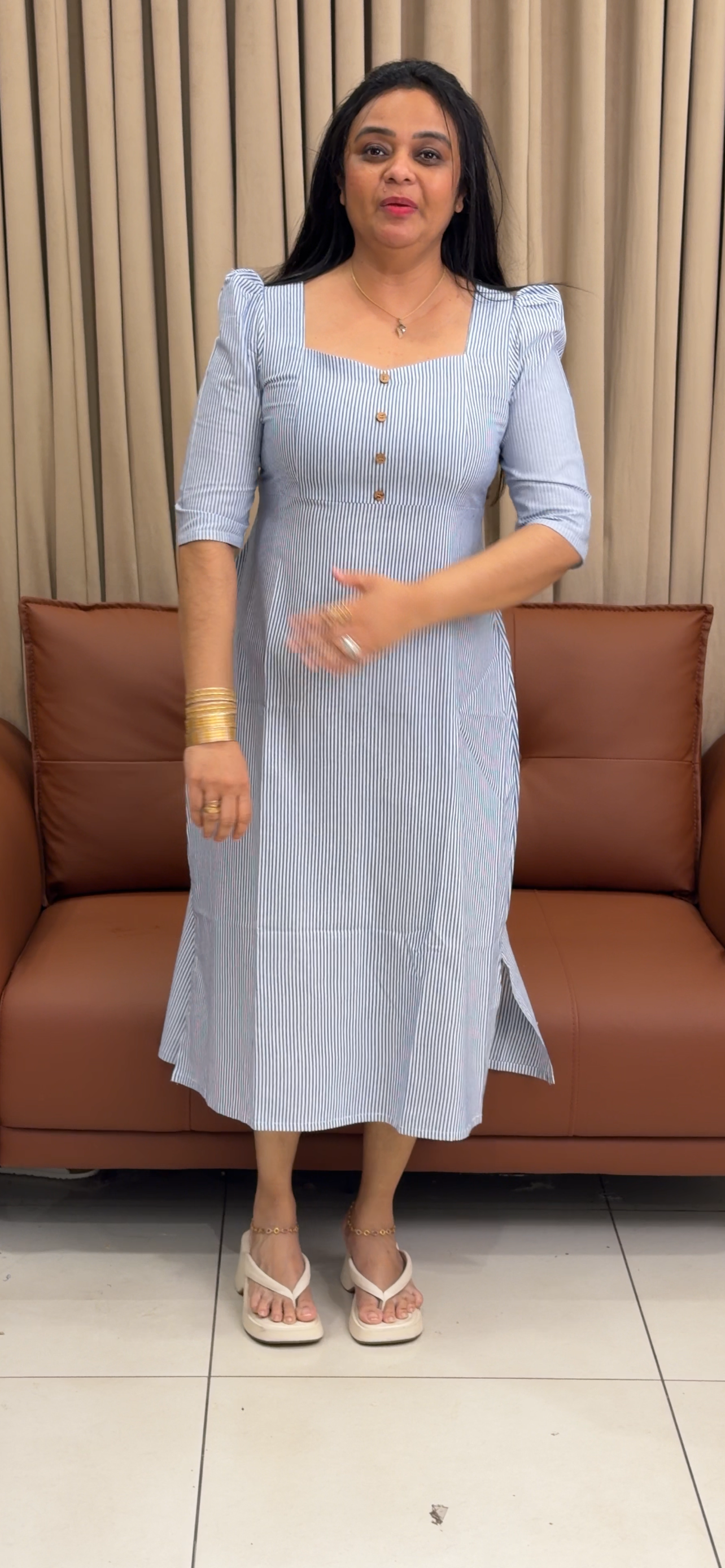 IHA'S IN-HOUSE COTTON FROCKS - IHA 34958