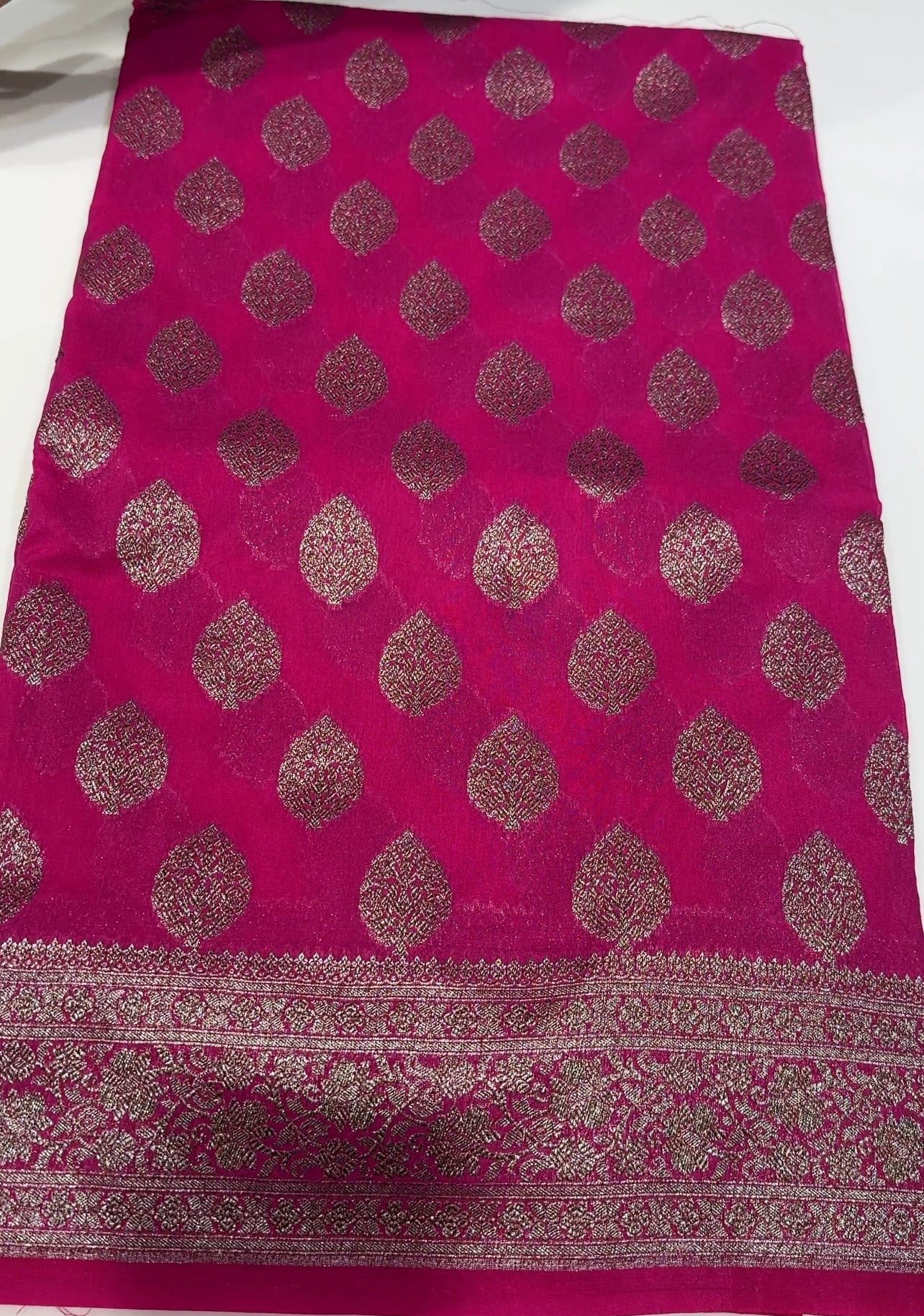 SEMI BANARASI SAREES - IHA 17584