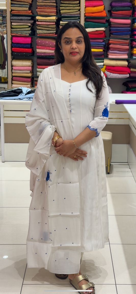 IHA'S IN-HOUSE ANARKALI TOP, BOTTOM AND DUPATTA - IHA 32339