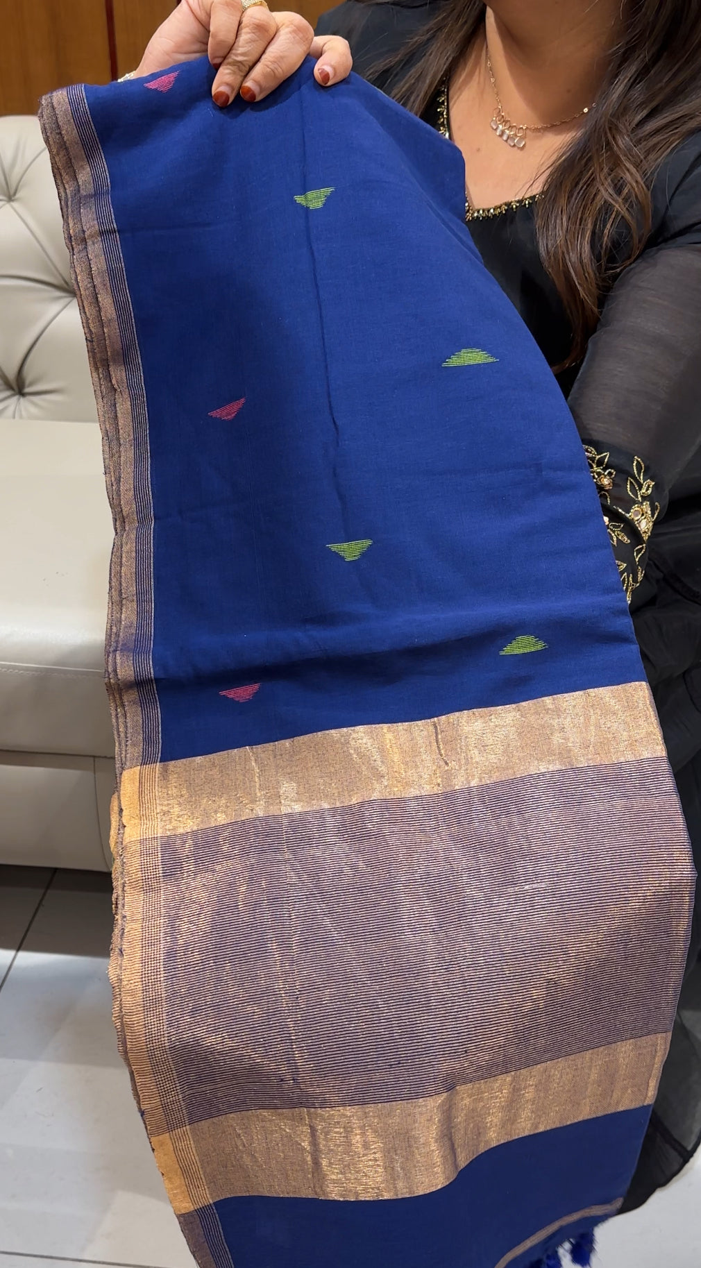 KHADDI COTTON SAREES - IHA 24542