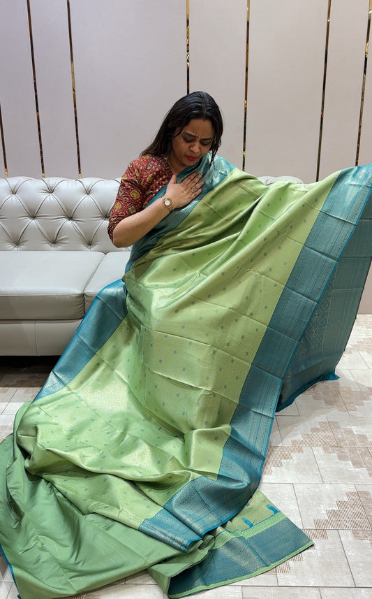 SEMI SILK SAREES - IHA 22636