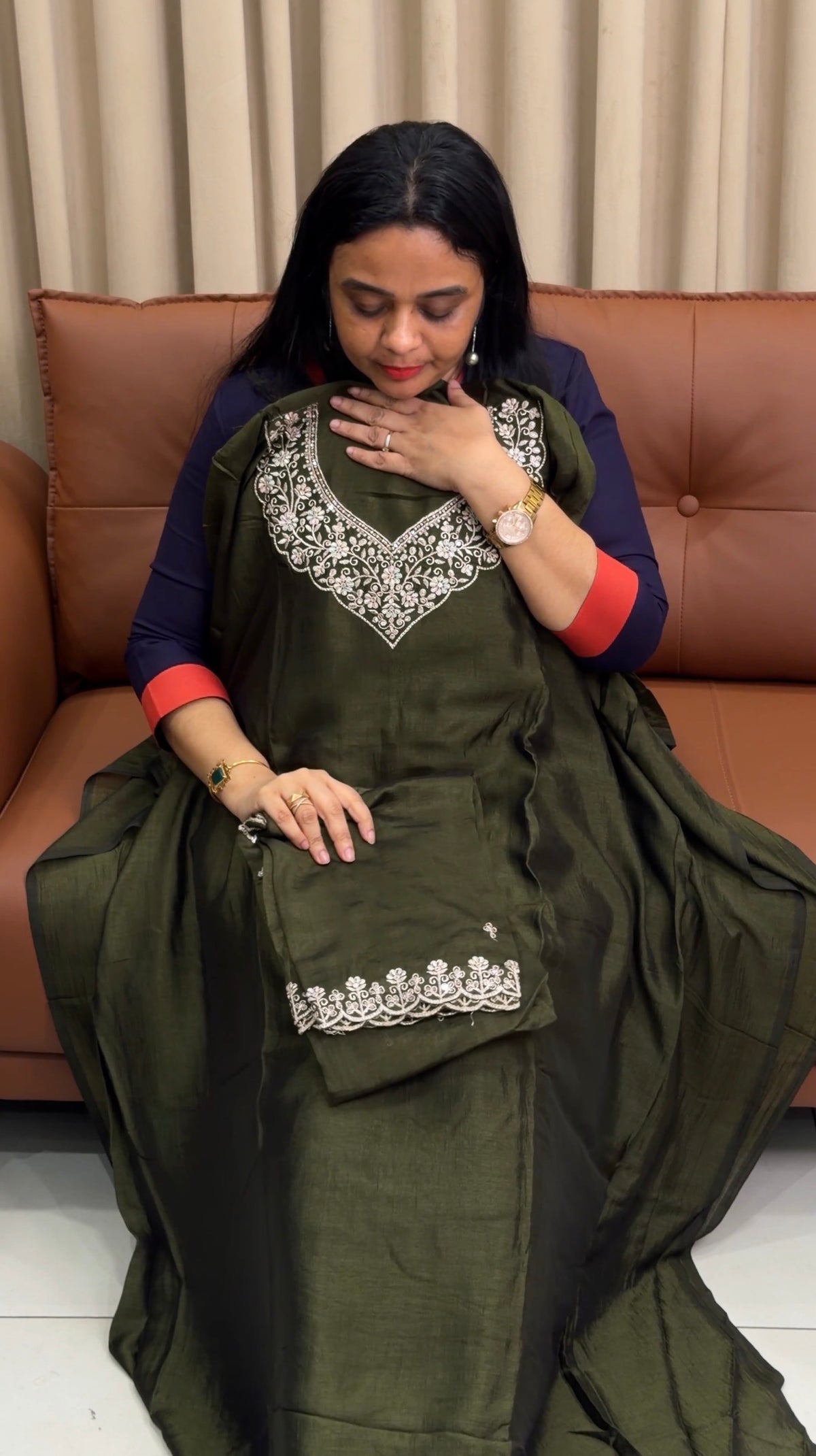 OFFER SALES UNSTITCHED SALWAR SUITS - IHA 35415