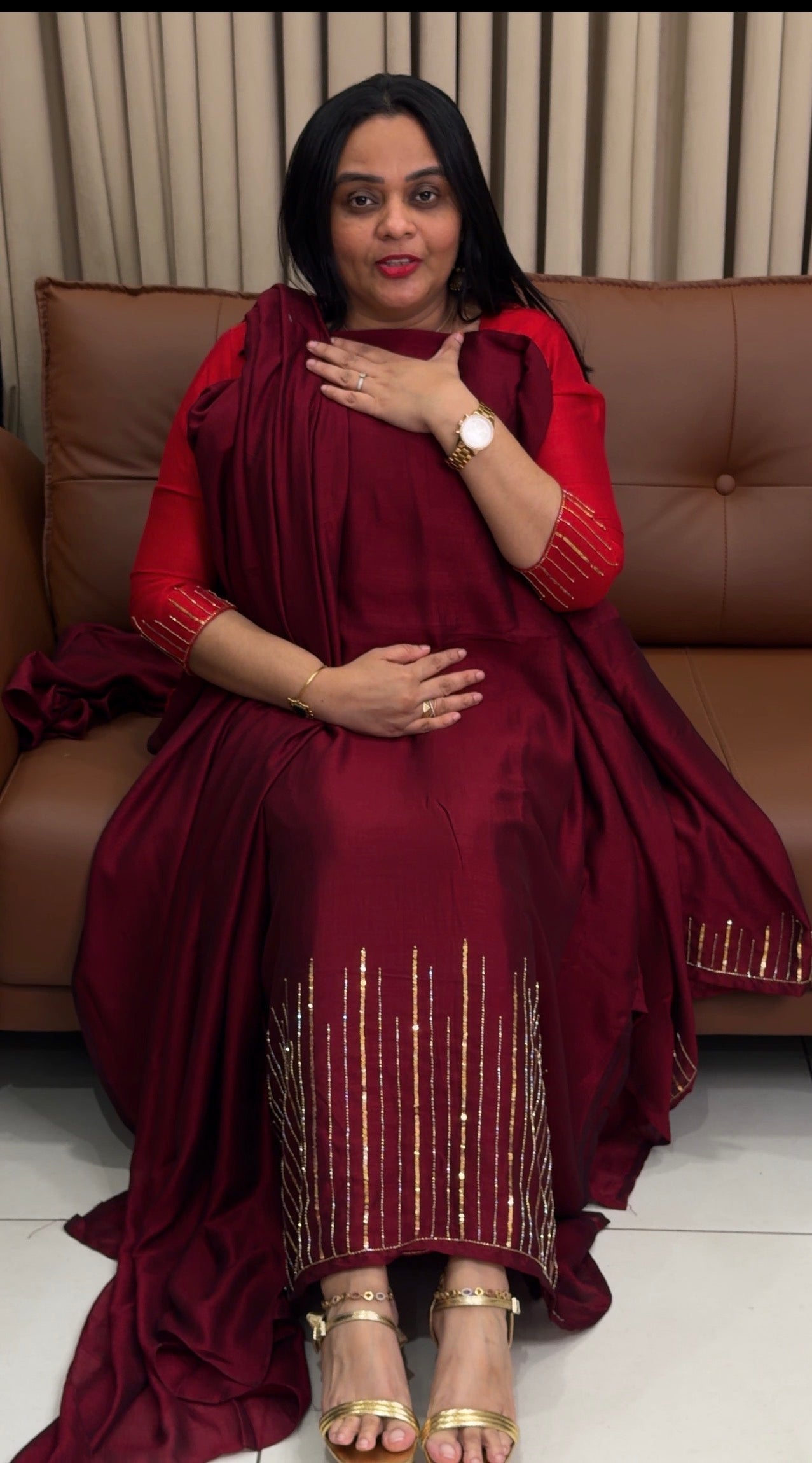 IHA'S IN-HOUSE SEMI RAW SILK UNSTITCHED SALWAR SUITS - IHA 34692