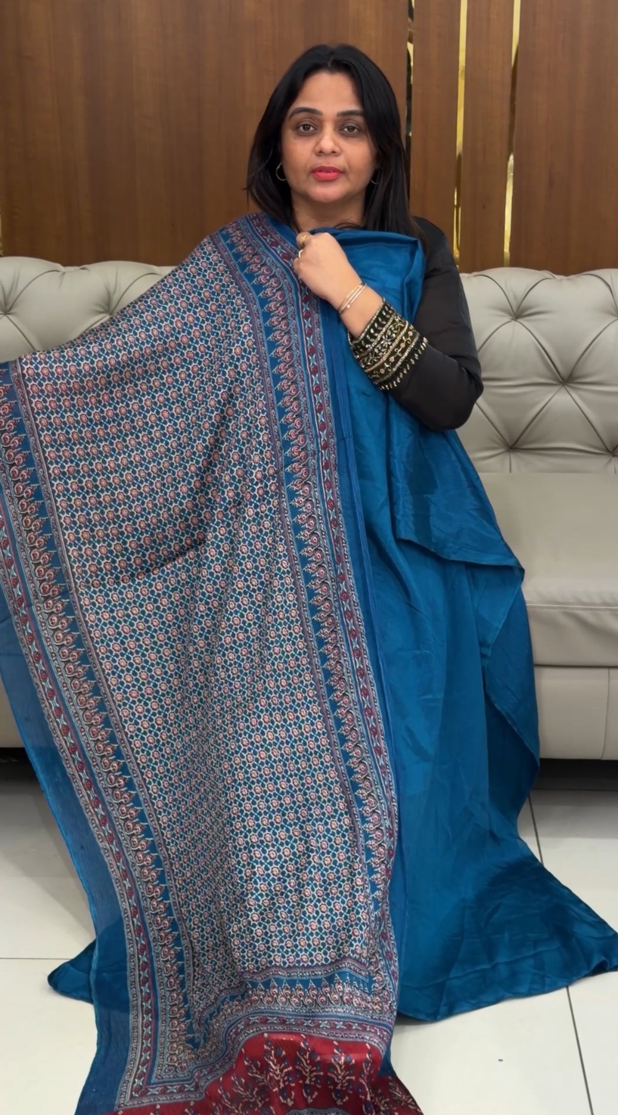 SEMI RAW SILK UNSTITCHED SALWAR SUITS - IHA 29078