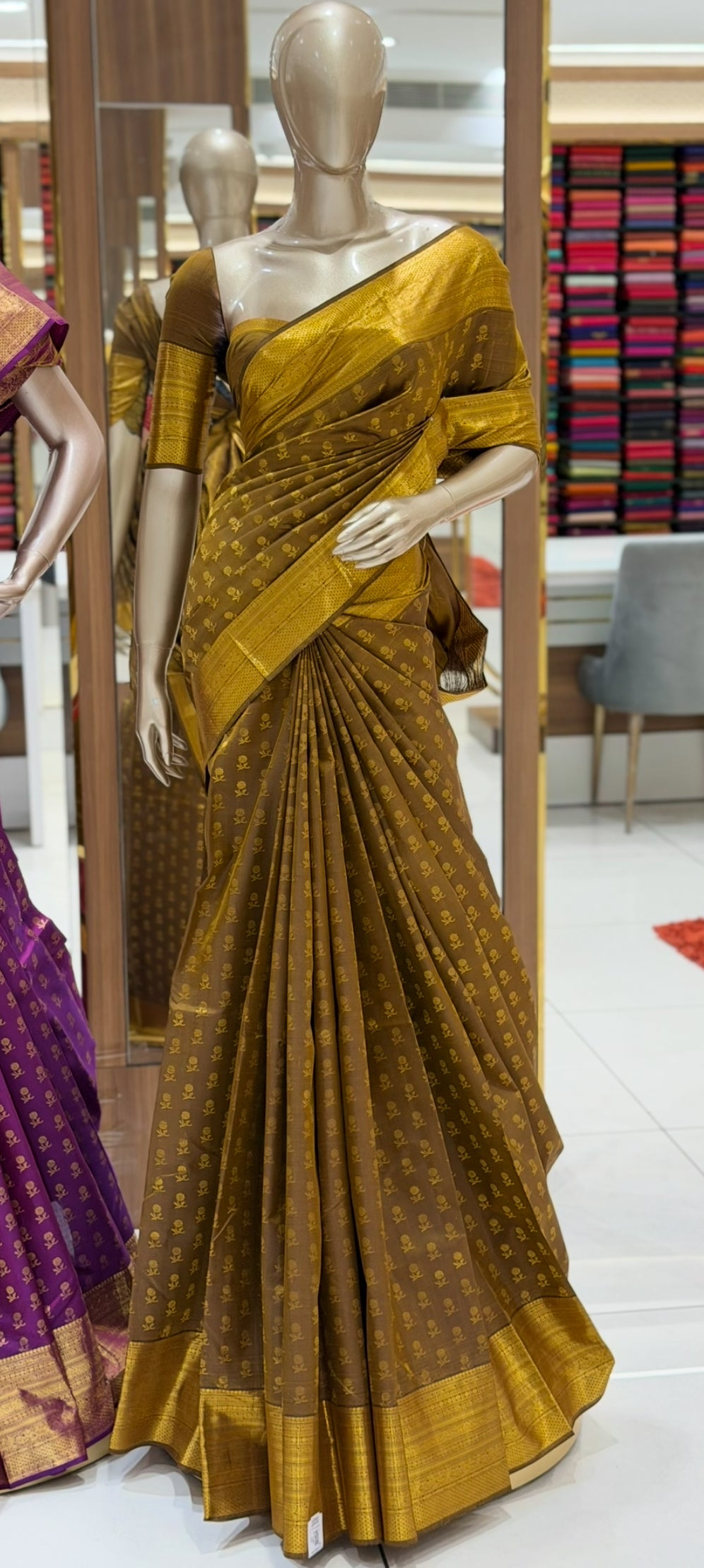 DESIGNER KANCHIPURAM SILK SAREES - IHA 30928