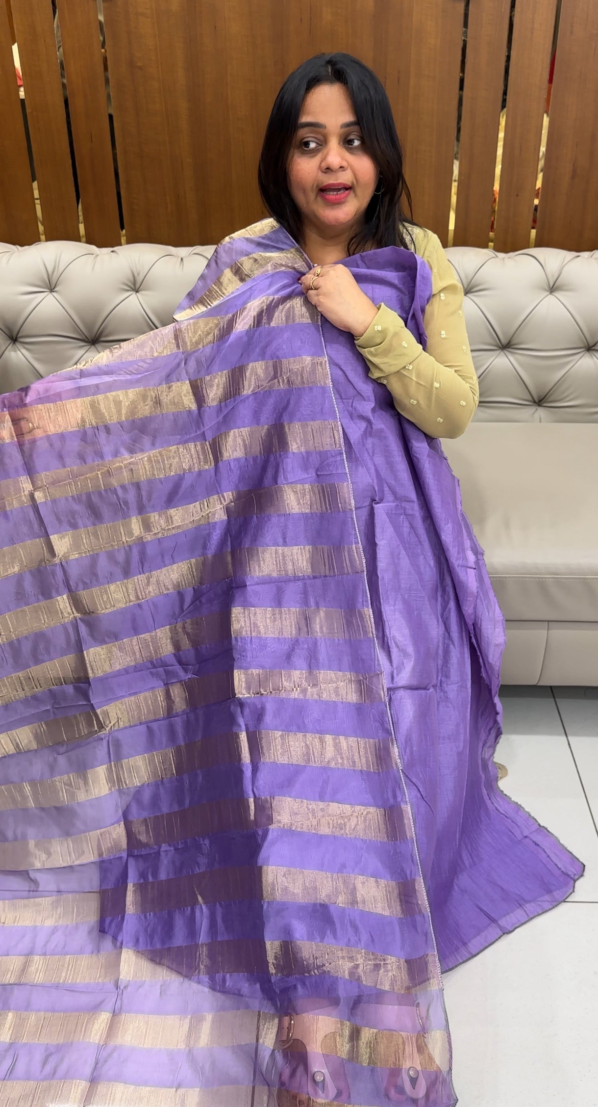 SEMI MODAL UNSTITCHED SALWAR SUITS - IHA 27011