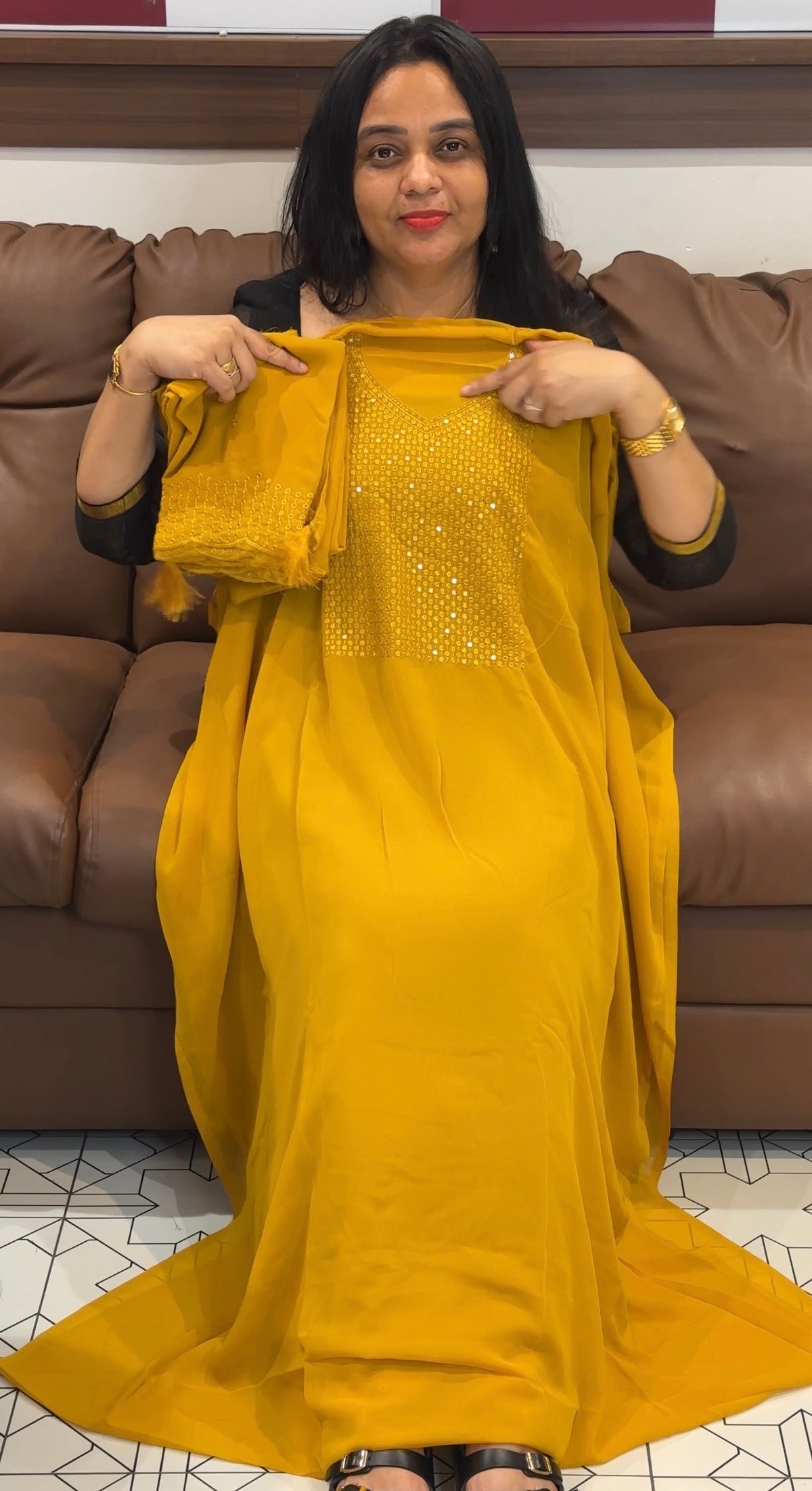OFFER SALES UNSTITCHED SALWAR SUITS - IHA 35457