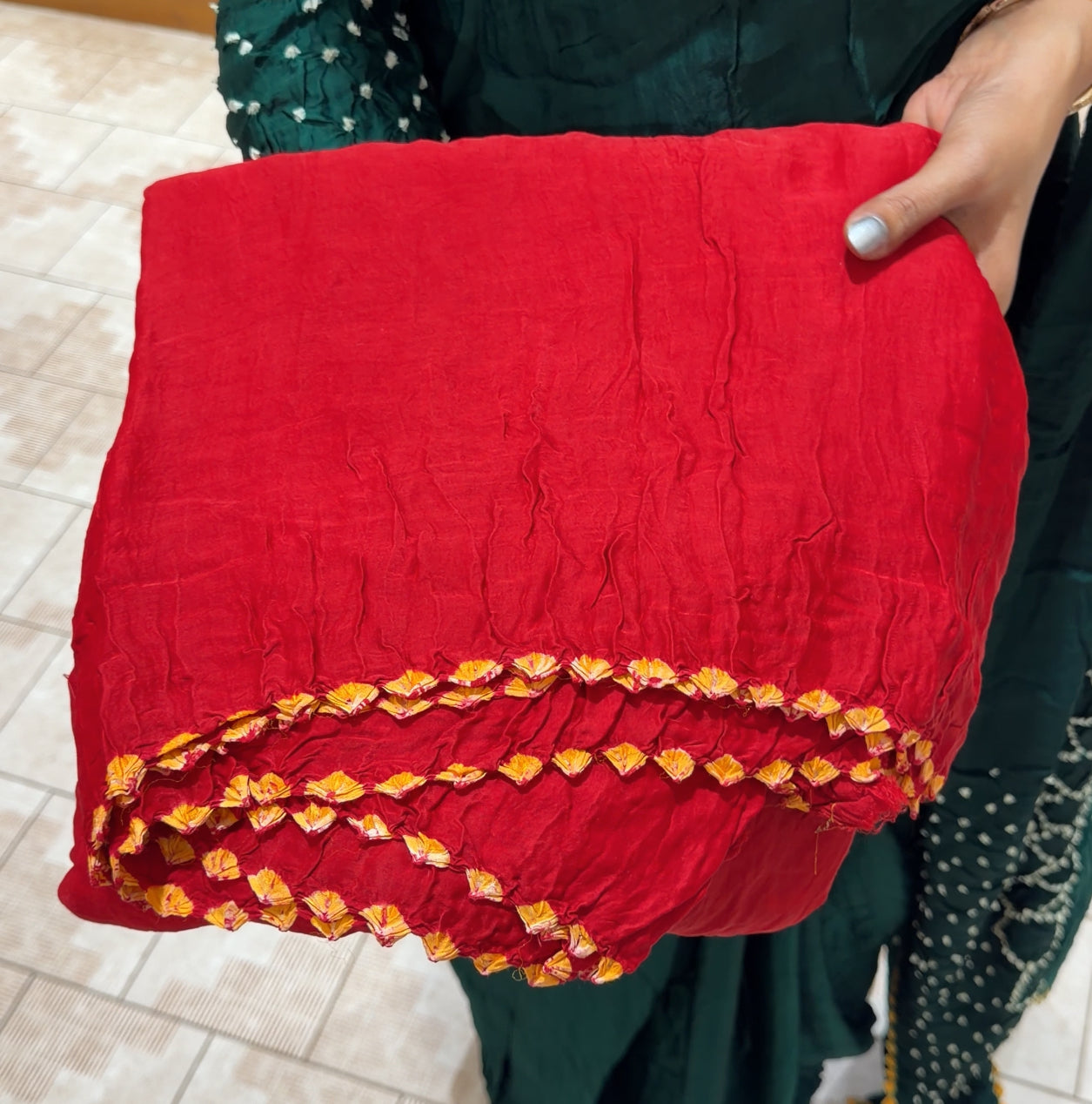 BANDHEJ PRINTED SAREES - IHA 30779