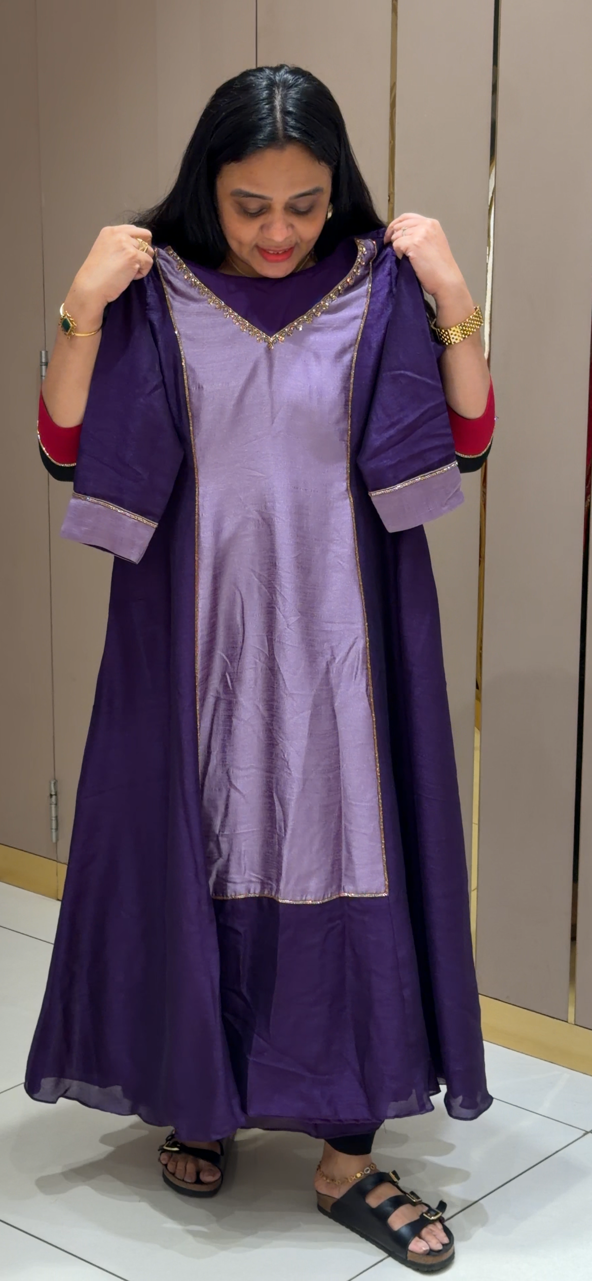 IHA'S IN-HOUSE HANDWORKED ALINE TOPS - IHA 35422