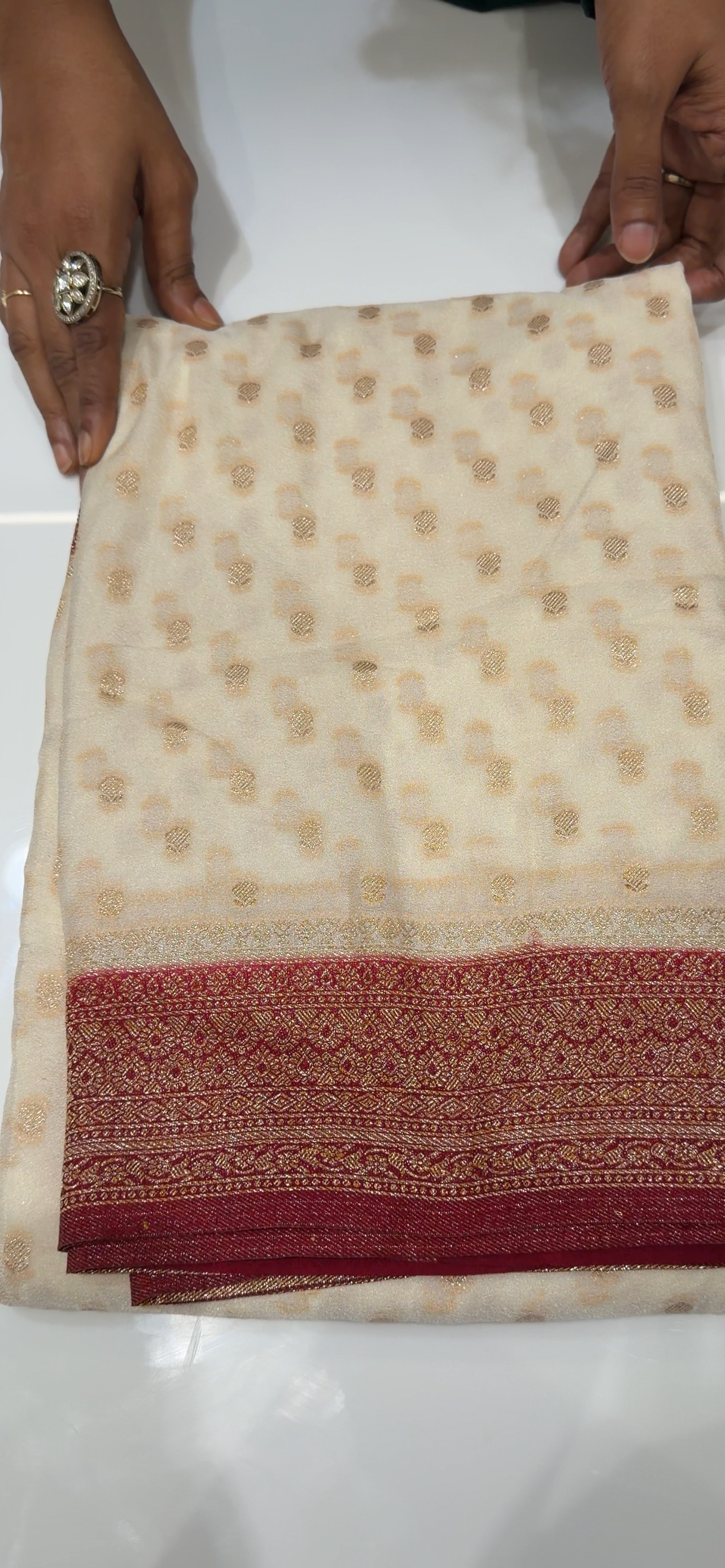 SEMI BANARASI  SAREES - IHA 35153