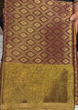 SEMI KATAN SAREE - IHA 17873