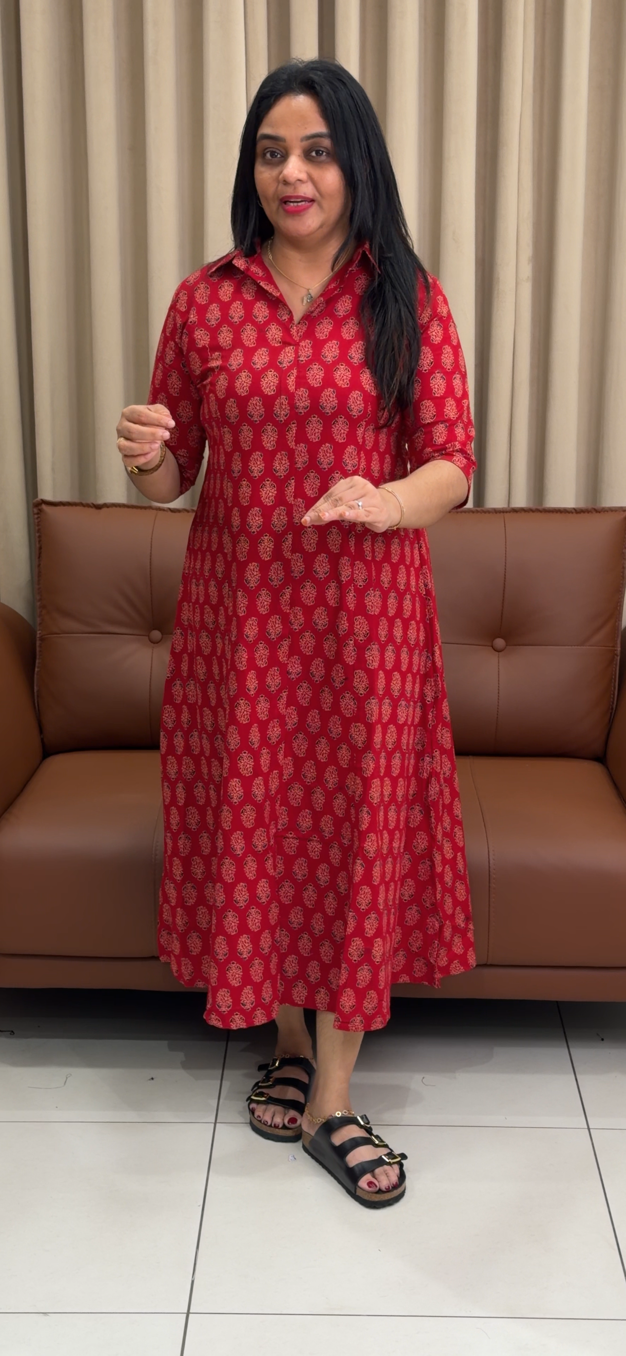 IHA'S IN-HOUSE COTTON LONG TOPS - IHA 33953