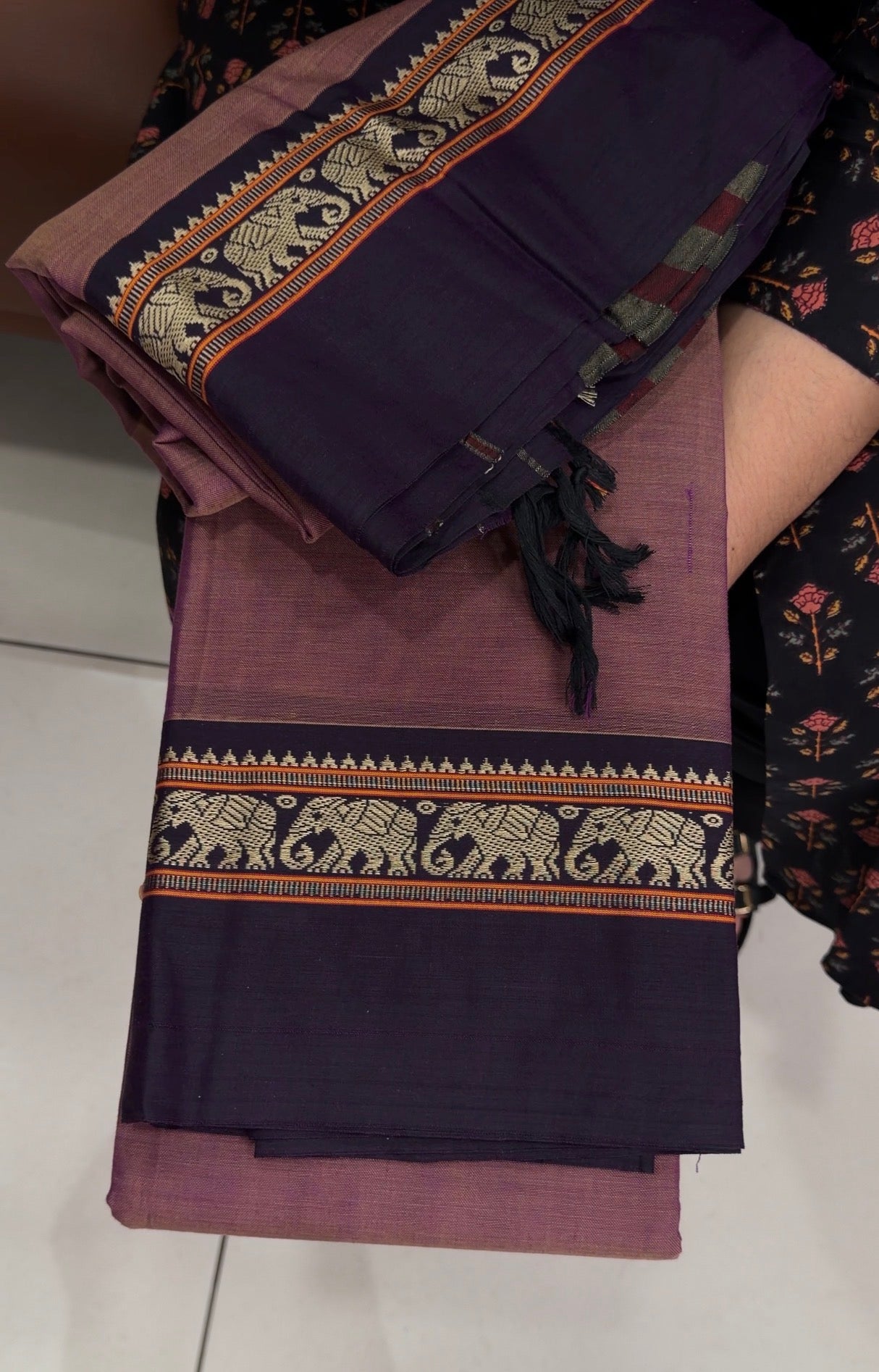 HANDLOOM COTTON UNSTITCHED SALWAR SUITS - IHA 34541