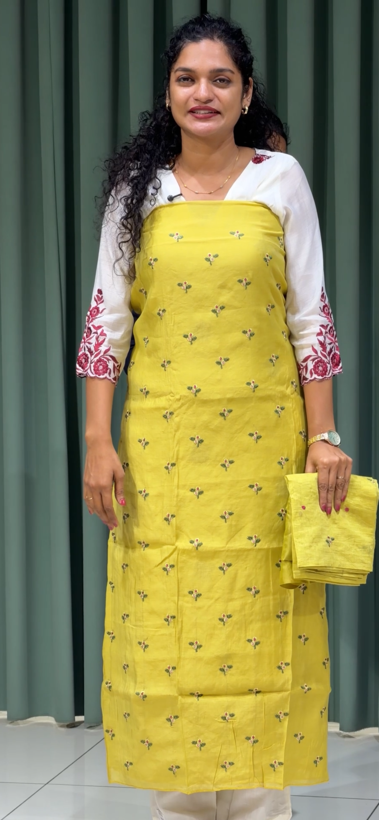MUL CHANDERI UNSTITCHED SALWAR SUITS - IHA 33297