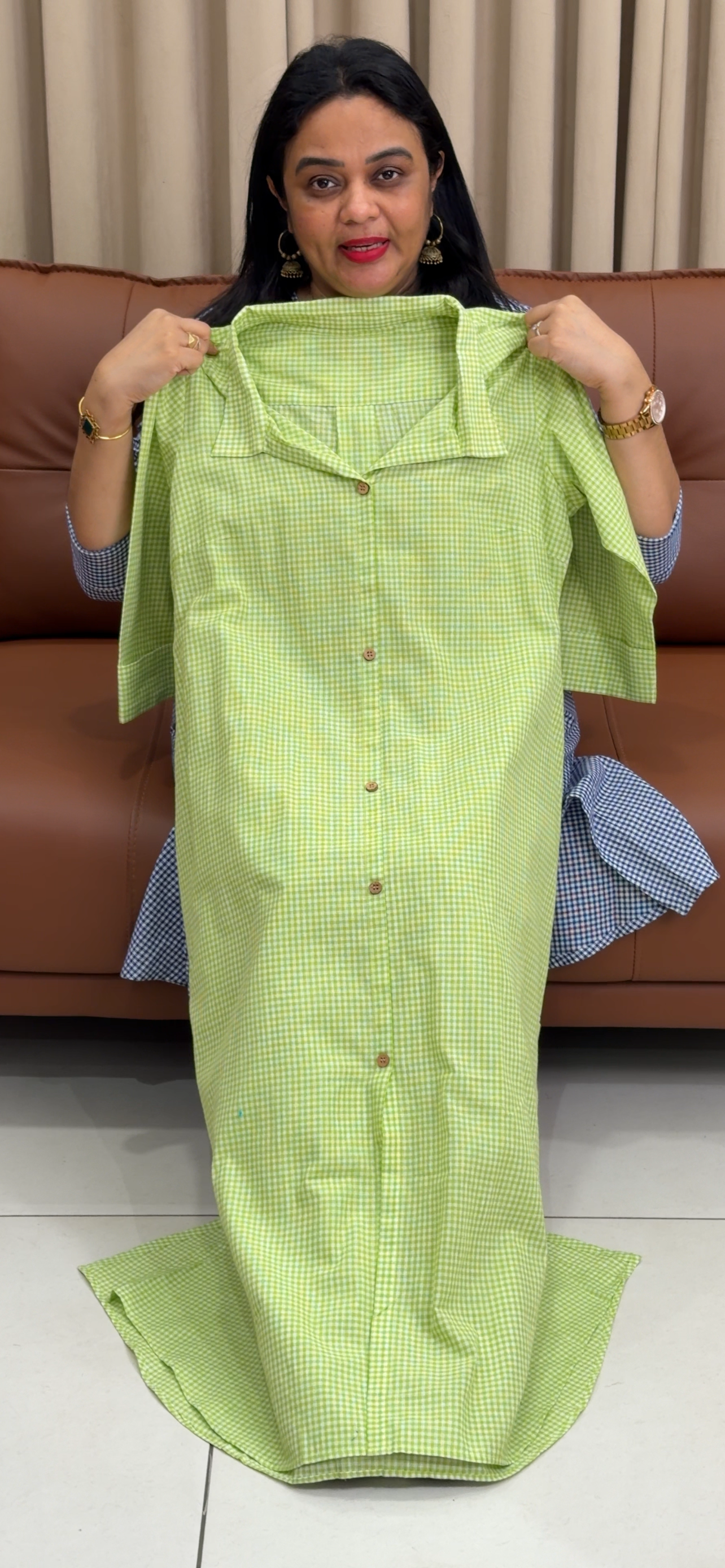 IHA'S IN-HOUSE HANDLOOM COTTON TOPS - IHA 34179