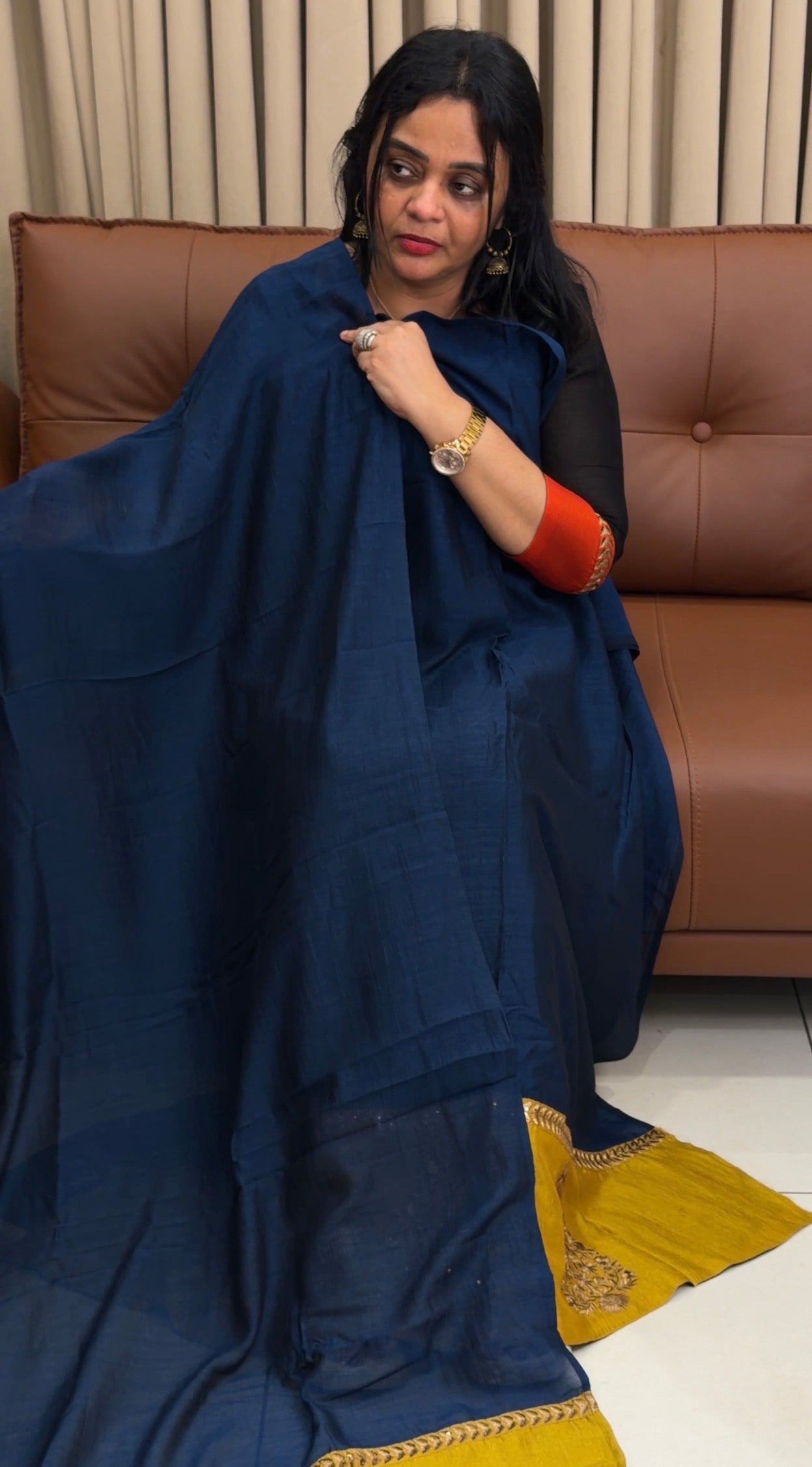 IHA'S IN-HOUSE SEMI RAW SILK UNSTITCHED SALWAR SUITS - IHA 34565