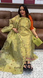 TISSUE UNSTITCHED SALWAR SUITS - IHA 16356