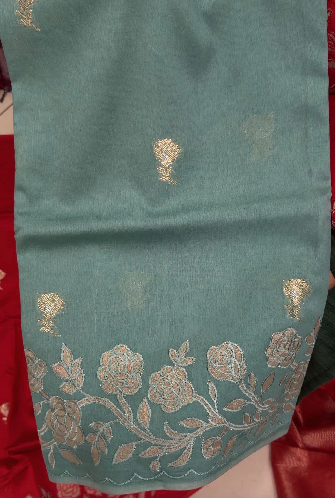 MUL CHANDERI SAREES - IHA 34801