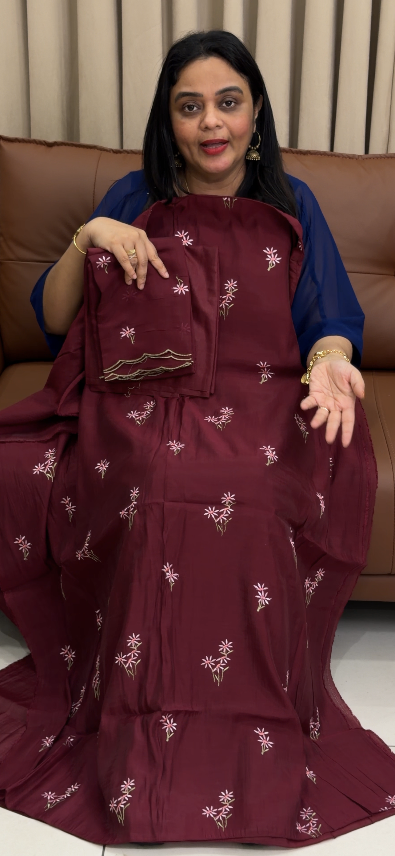 UNSTITCHED SALWAR SUITS - IHA 34084