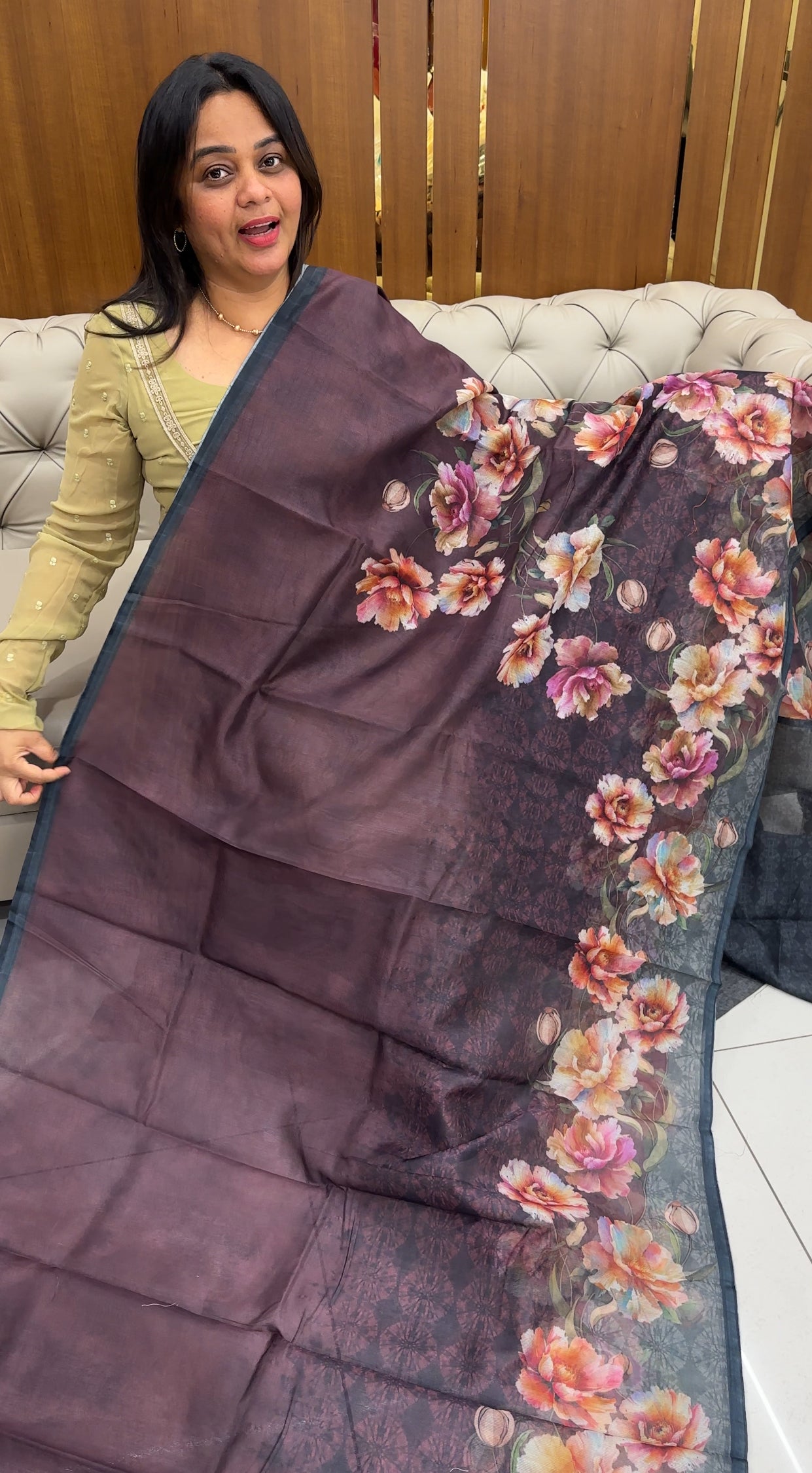 DIGITAL PRINTED SAREES - IHA 27041