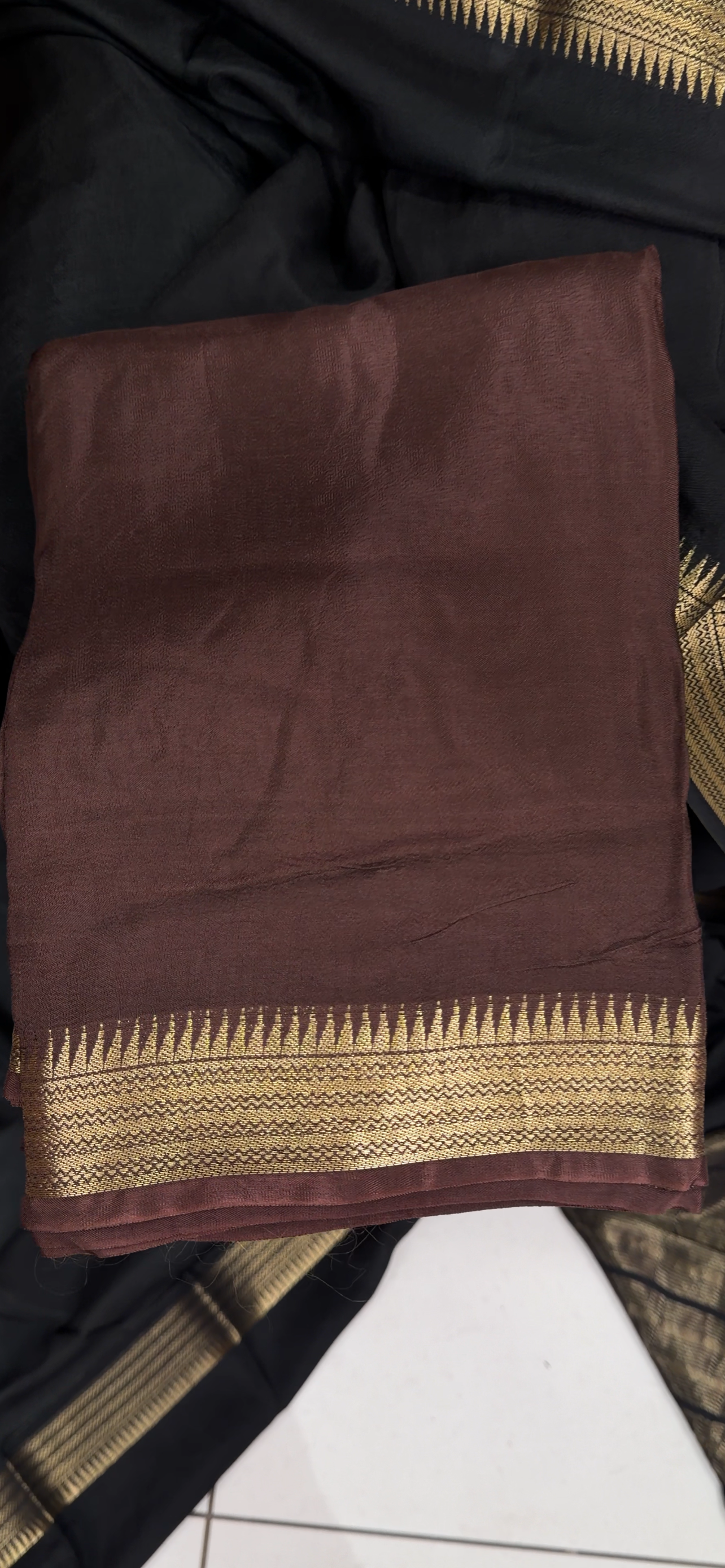 CRAPE SILK SAREES - IHA 33466