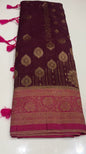 SEMI BANARASI  SAREES - IHA 16797