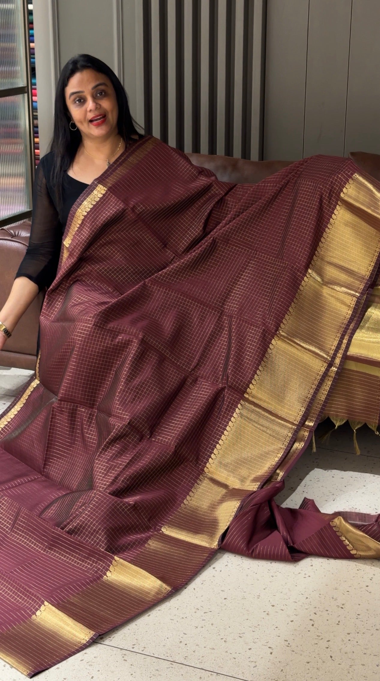 SEMI SILK SAREES - IHA 32872